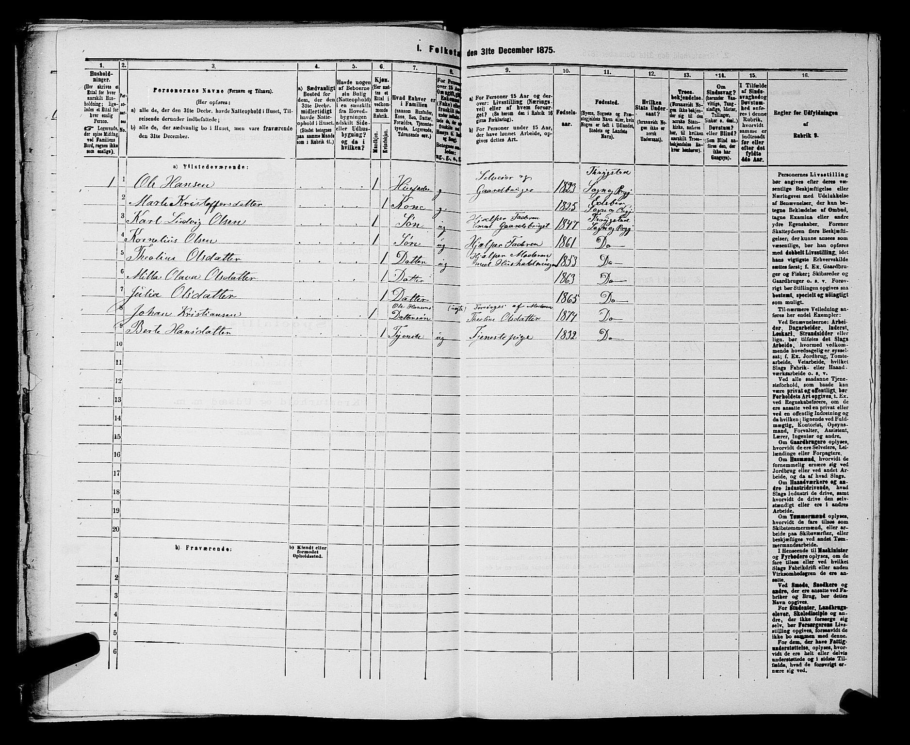 RA, 1875 census for 0122P Trøgstad, 1875, p. 365