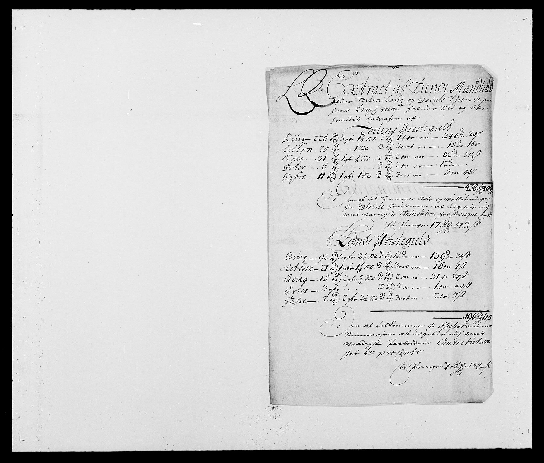 Rentekammeret inntil 1814, Reviderte regnskaper, Fogderegnskap, AV/RA-EA-4092/R18/L1285: Fogderegnskap Hadeland, Toten og Valdres, 1686, p. 196