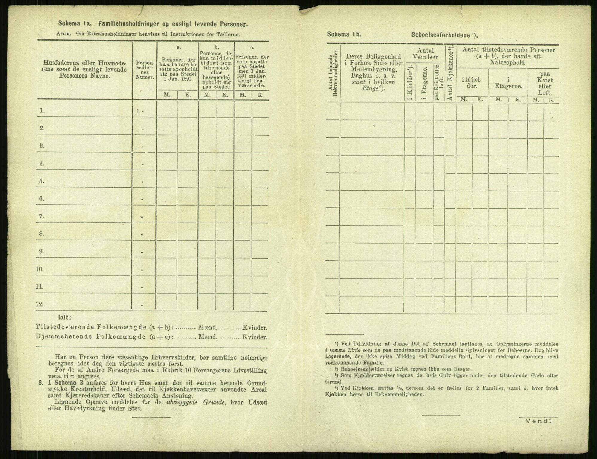 RA, 1891 census for 1103 Stavanger, 1891, p. 464