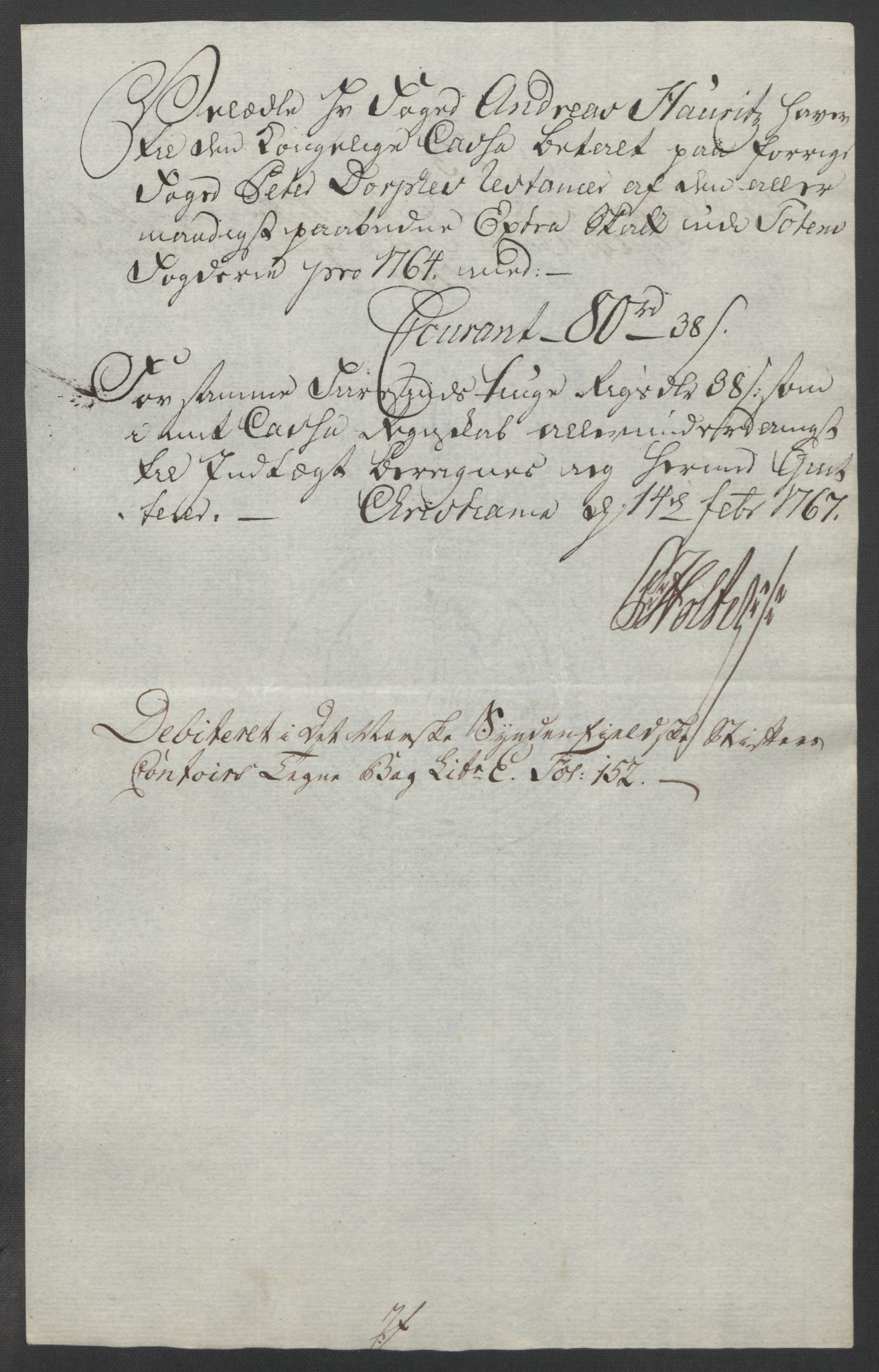 Rentekammeret inntil 1814, Reviderte regnskaper, Fogderegnskap, AV/RA-EA-4092/R19/L1399: Fogderegnskap Toten, Hadeland og Vardal, 1762-1783, p. 84