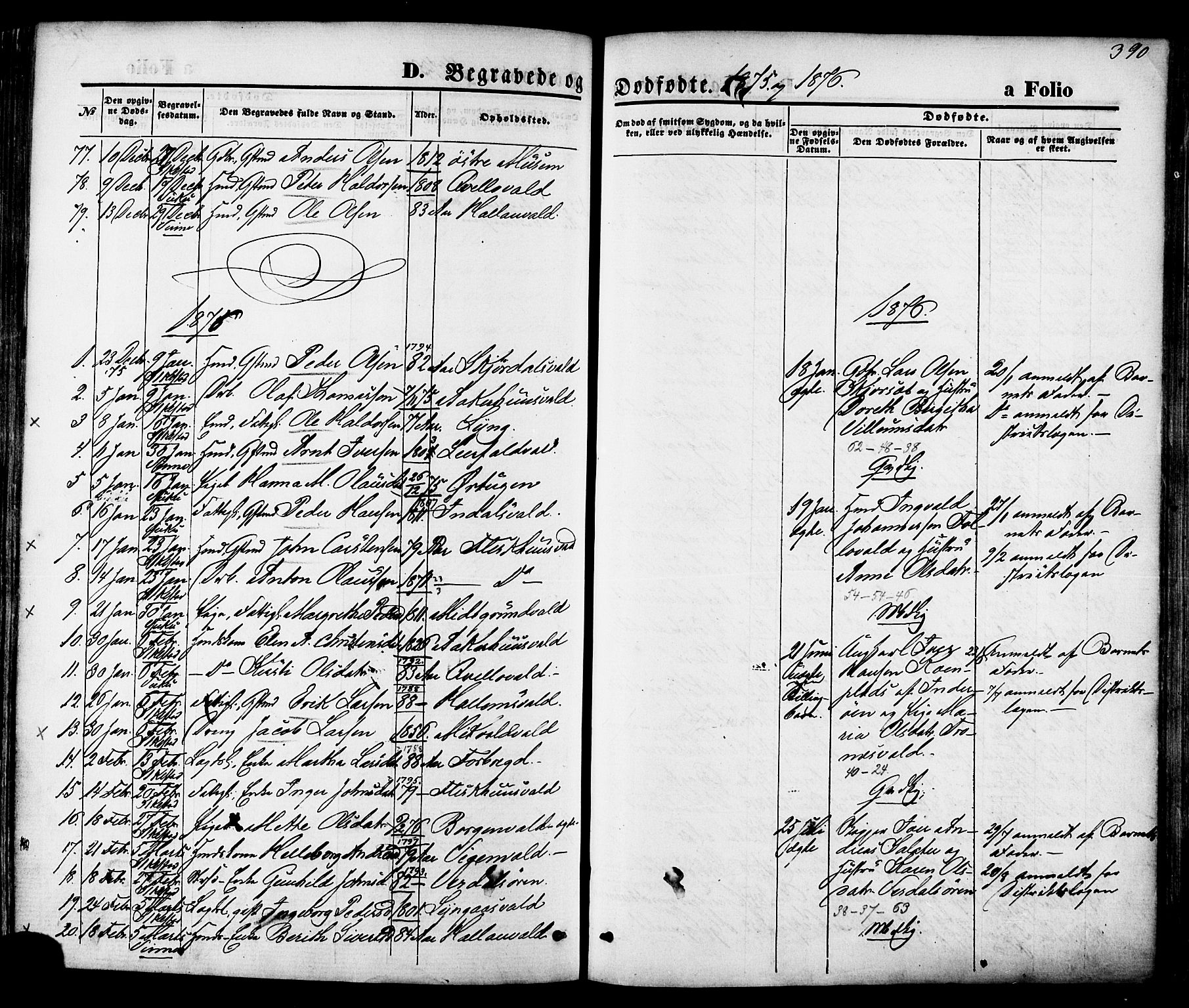Ministerialprotokoller, klokkerbøker og fødselsregistre - Nord-Trøndelag, SAT/A-1458/723/L0242: Parish register (official) no. 723A11, 1870-1880, p. 390