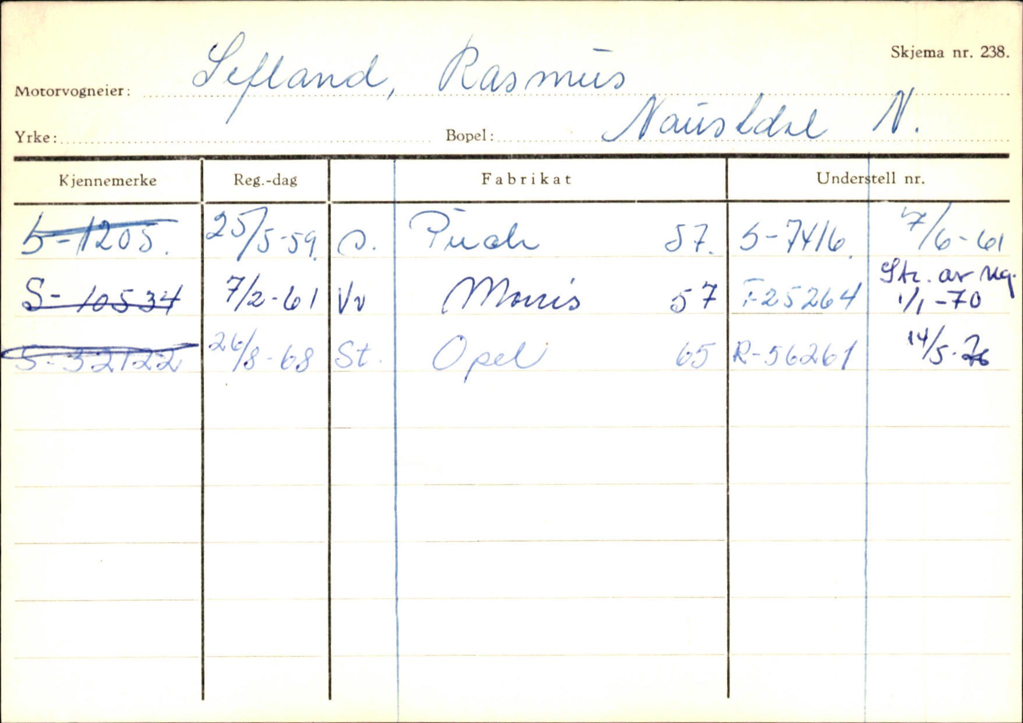 Statens vegvesen, Sogn og Fjordane vegkontor, SAB/A-5301/4/F/L0129: Eigarregistrer Eid A-S, 1945-1975, p. 2350