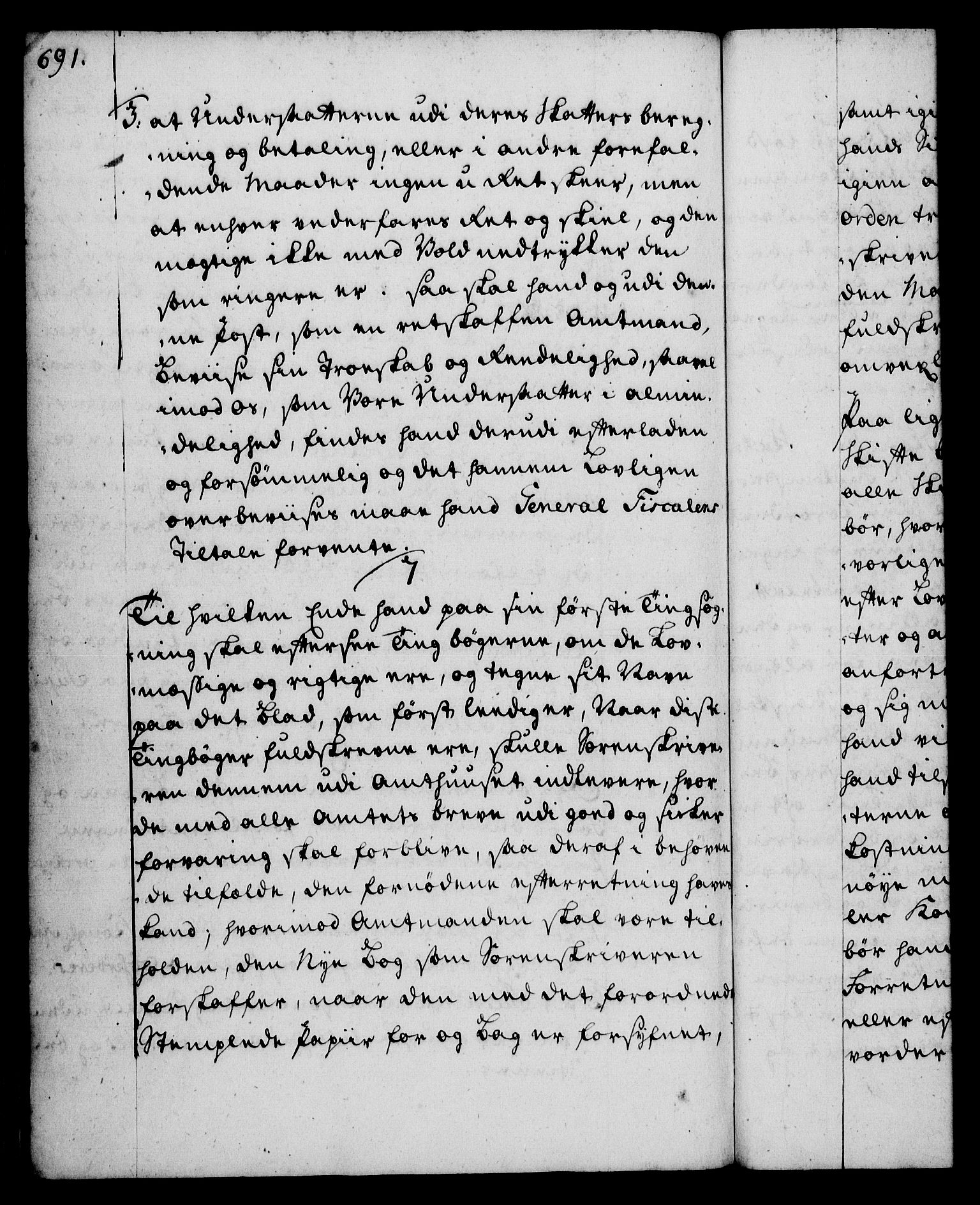 Rentekammeret, Kammerkanselliet, RA/EA-3111/G/Gg/Ggi/L0002: Norsk instruksjonsprotokoll med register (merket RK 53.35), 1729-1751, p. 691