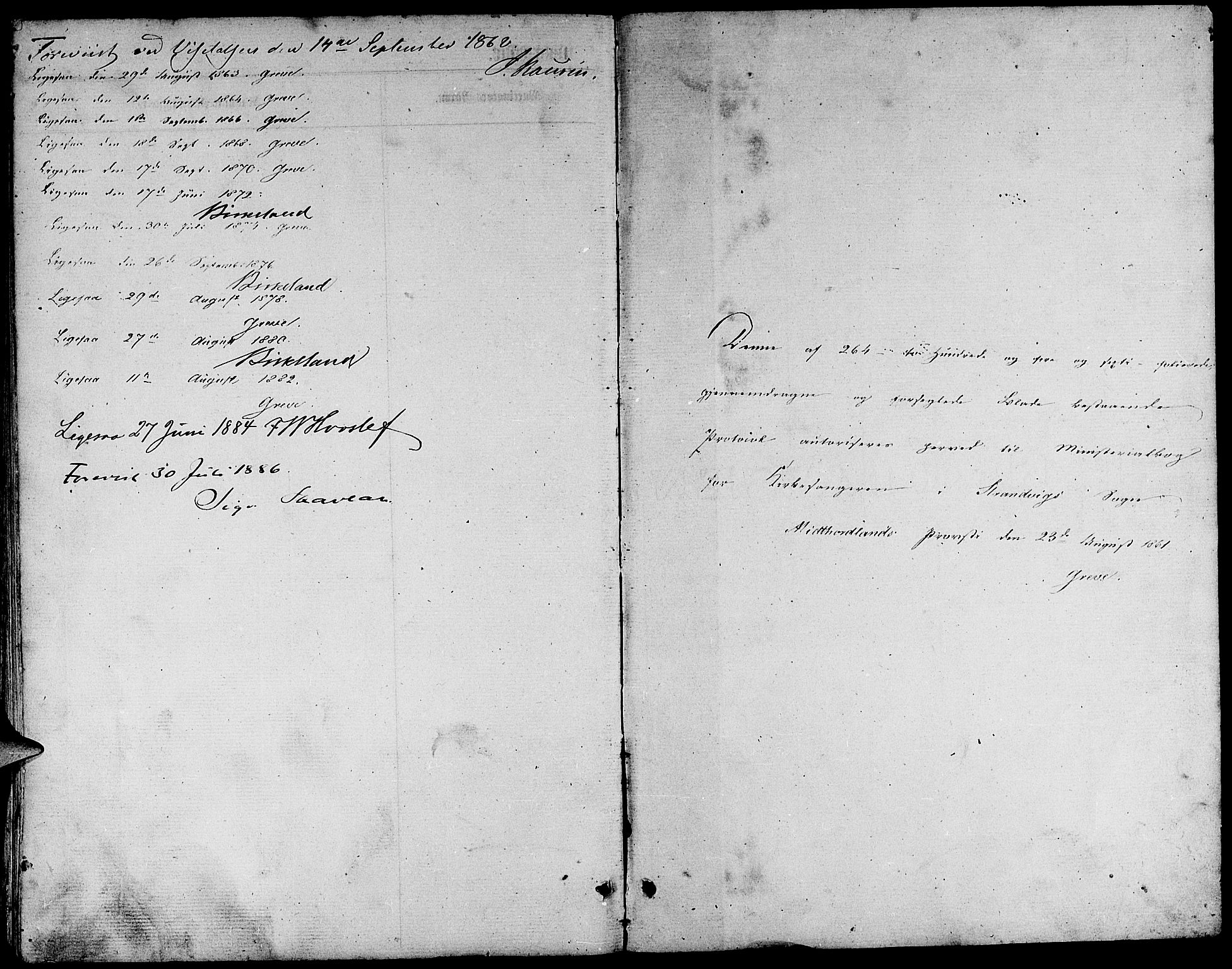 Fusa sokneprestembete, AV/SAB-A-75401/H/Hab: Parish register (copy) no. C 1, 1861-1885