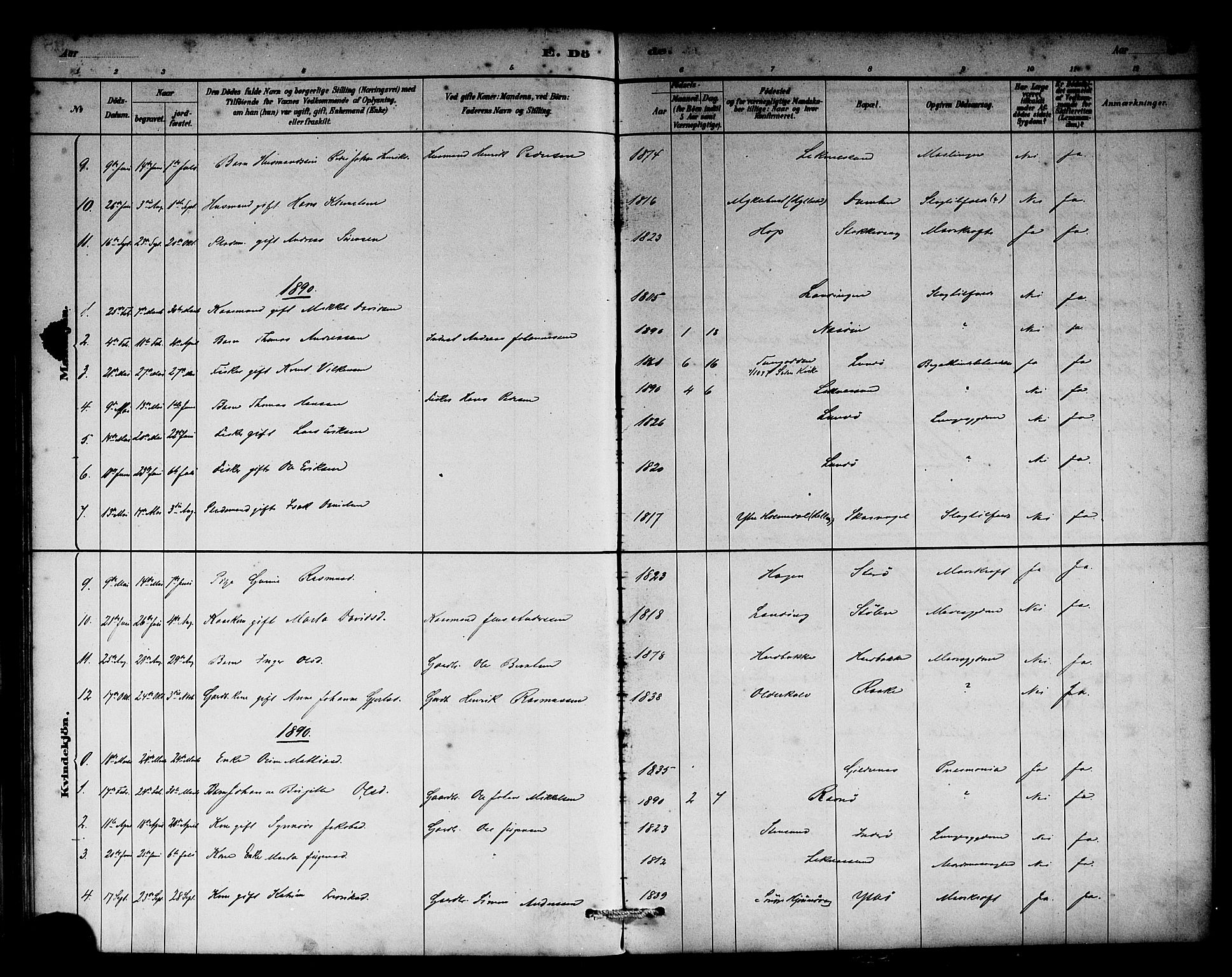 Solund sokneprestembete, SAB/A-81401: Parish register (official) no. A 1, 1881-1902, p. 99