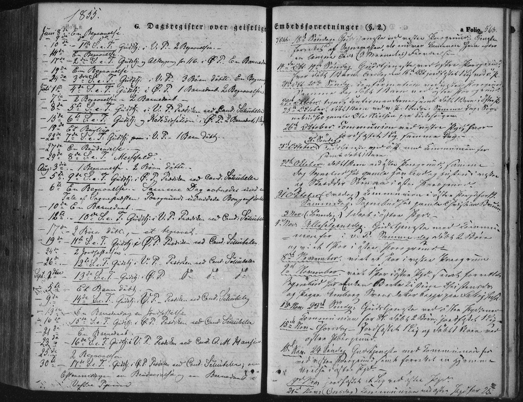 Porsgrunn kirkebøker , SAKO/A-104/F/Fa/L0006: Parish register (official) no. 6, 1841-1857, p. 568