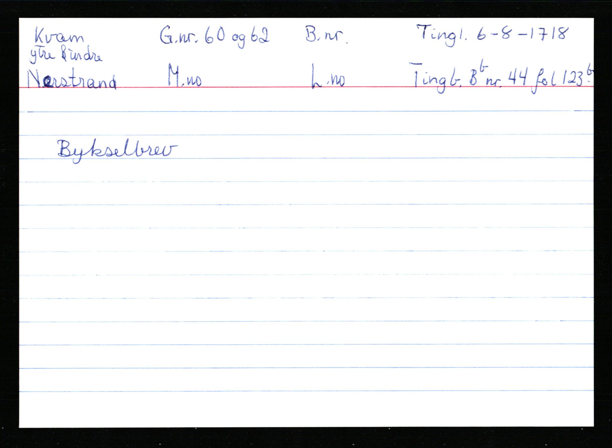 Statsarkivet i Stavanger, AV/SAST-A-101971/03/Y/Ym/L0032: Åstedskort sortert etter gårdsnavn: Kolstø - Kvasseim, 1600-1950, p. 571