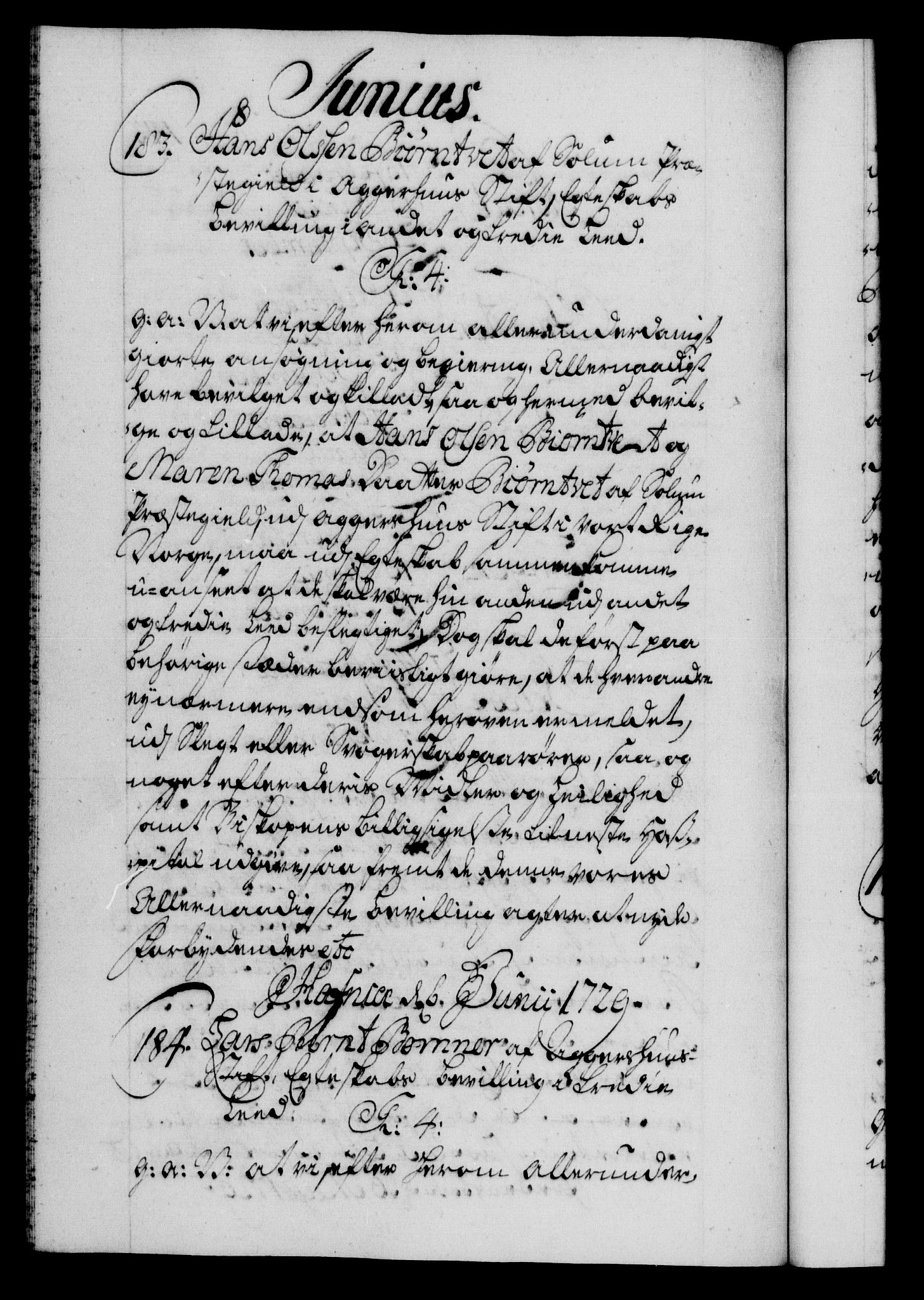 Danske Kanselli 1572-1799, AV/RA-EA-3023/F/Fc/Fca/Fcaa/L0026: Norske registre, 1729-1730, p. 142b