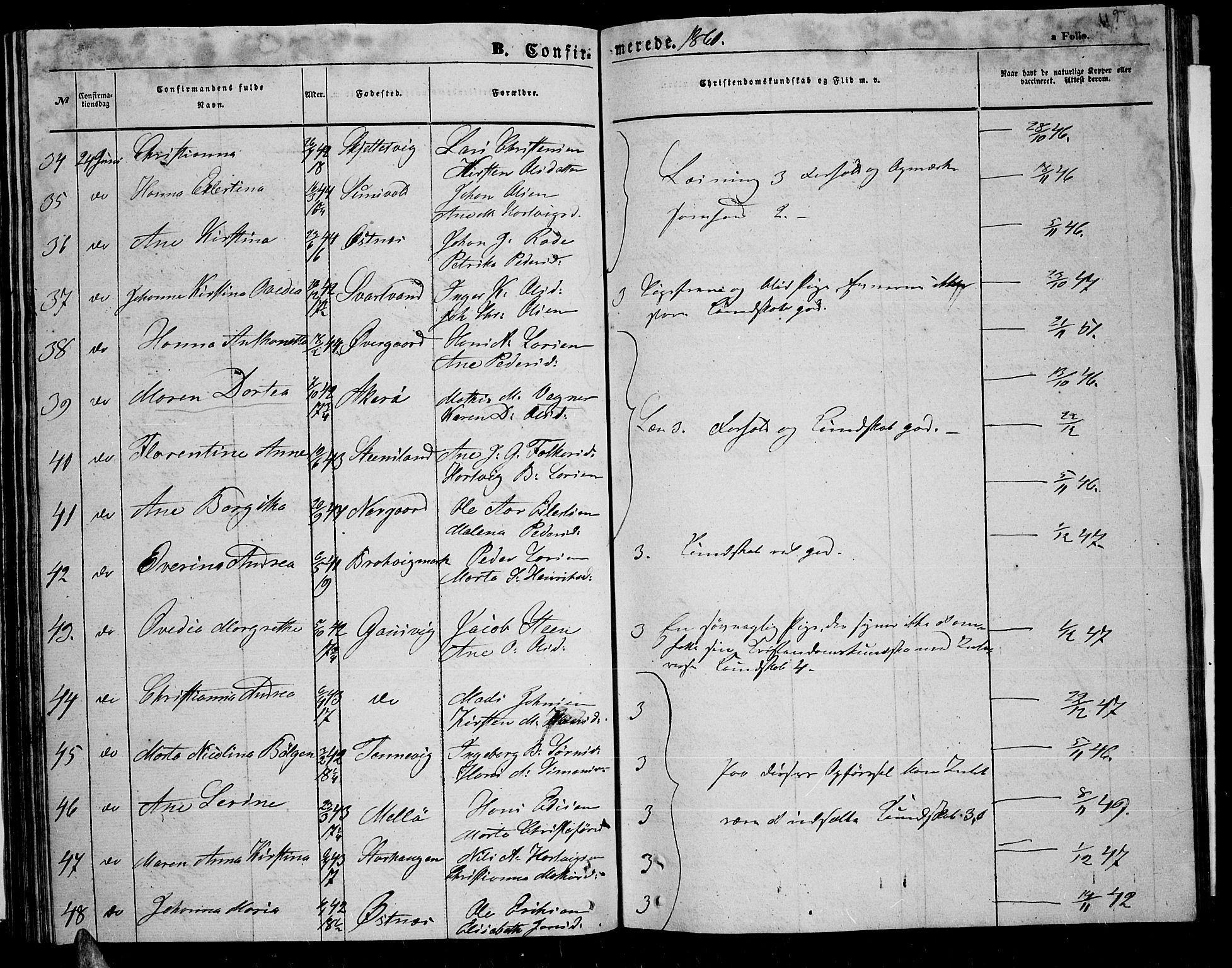 Trondenes sokneprestkontor, SATØ/S-1319/H/Hb/L0007klokker: Parish register (copy) no. 7, 1855-1862, p. 119