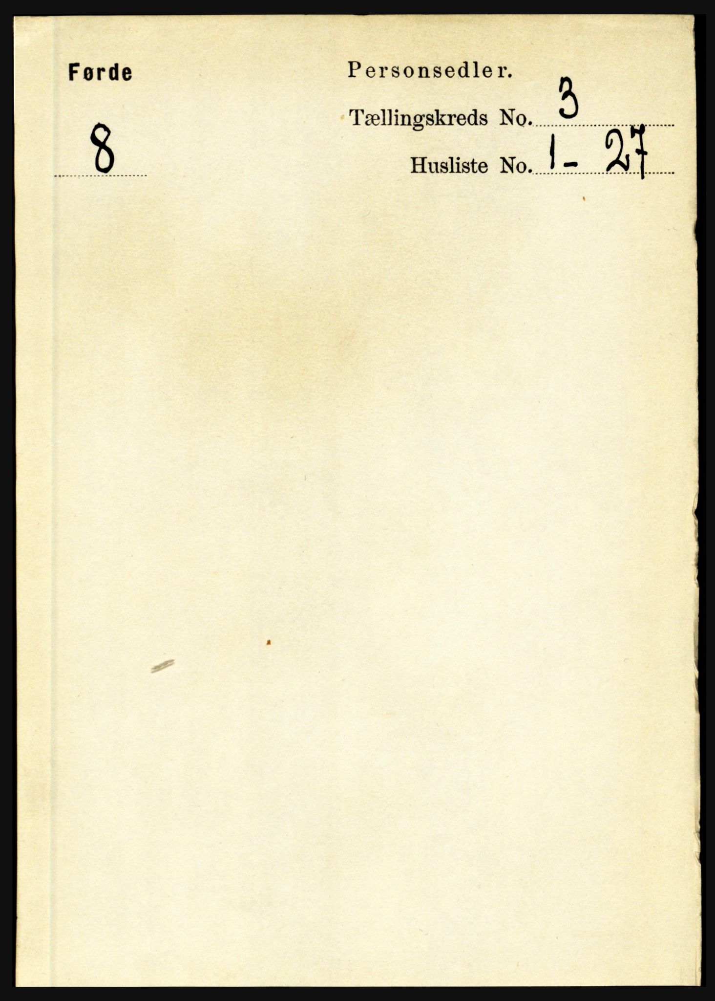 RA, 1891 census for 1432 Førde, 1891, p. 836