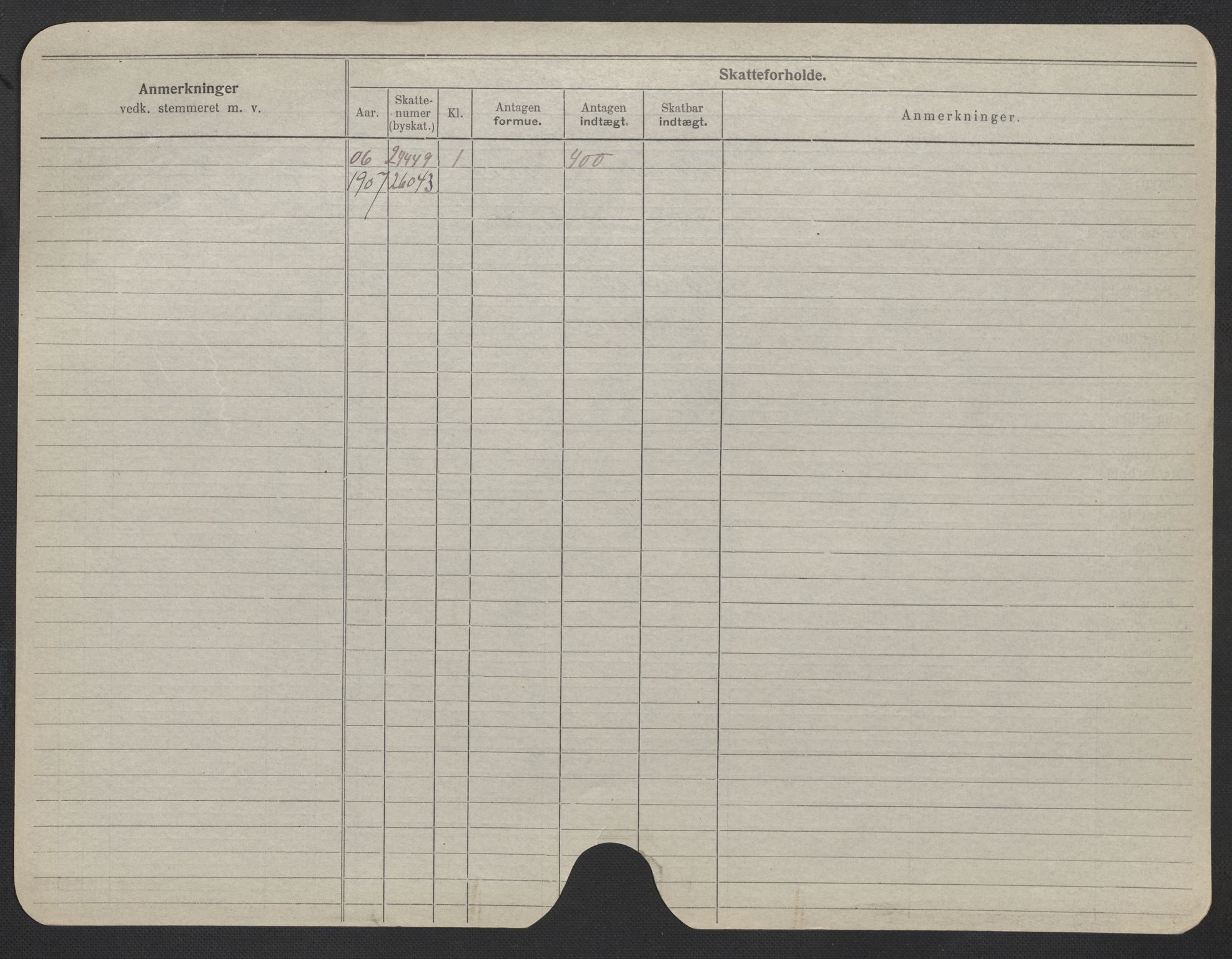 Oslo folkeregister, Registerkort, AV/SAO-A-11715/F/Fa/Fac/L0020: Kvinner, 1906-1914, p. 1149b