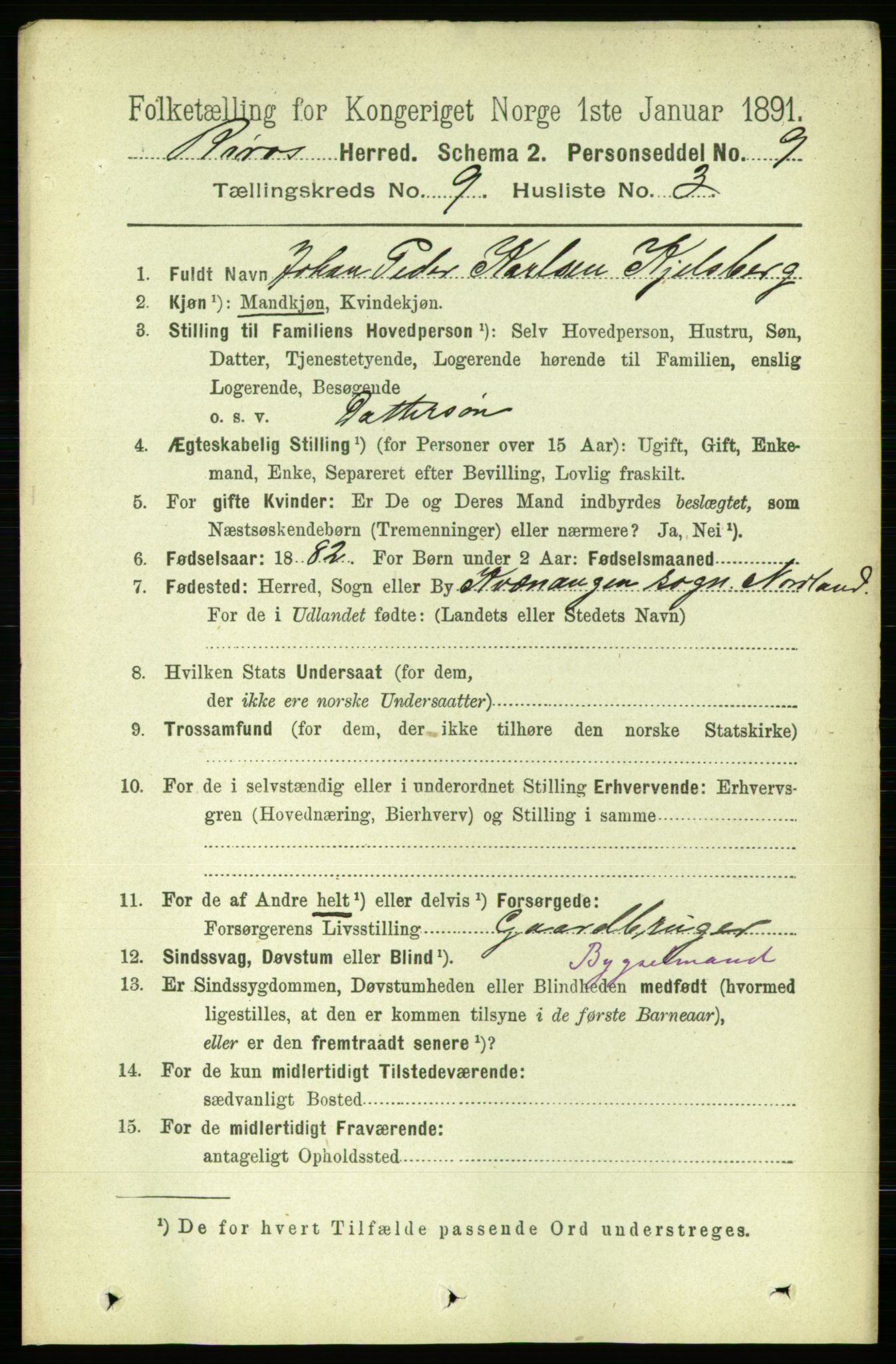 RA, 1891 census for 1640 Røros, 1891, p. 1835