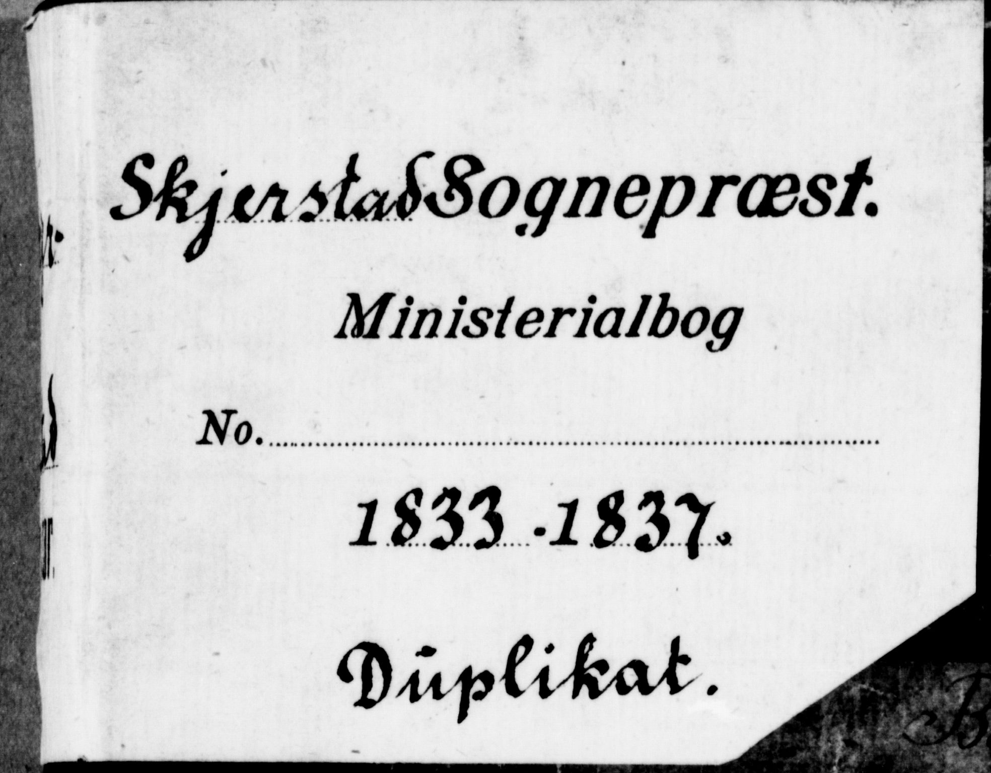 Ministerialprotokoller, klokkerbøker og fødselsregistre - Nordland, SAT/A-1459/852/L0750: Parish register (copy) no. 852C01, 1833-1837