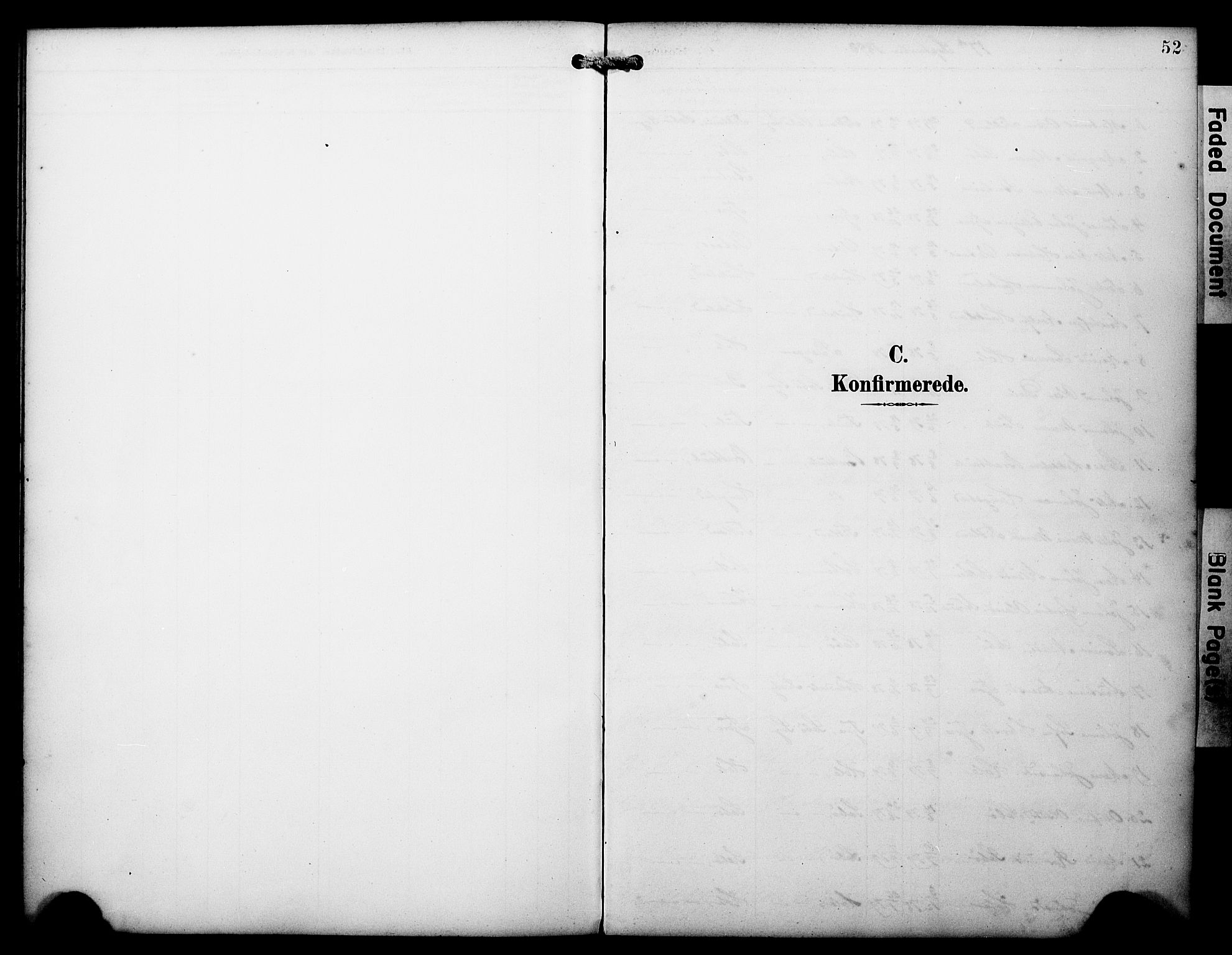 Manger sokneprestembete, AV/SAB-A-76801/H/Haa: Parish register (official) no. D 2, 1894-1908, p. 52