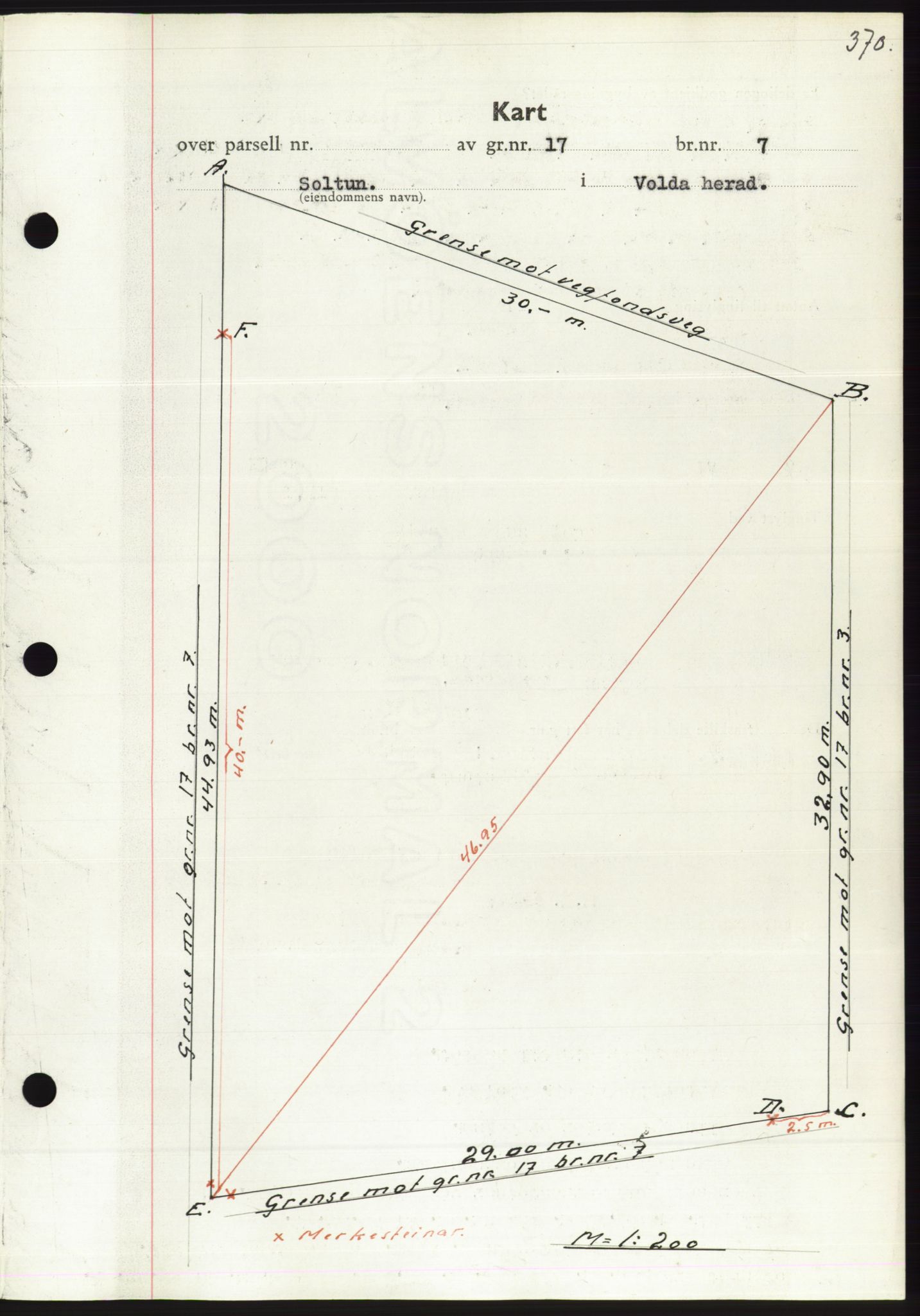 Søre Sunnmøre sorenskriveri, AV/SAT-A-4122/1/2/2C/L0071: Mortgage book no. 65, 1941-1941, Diary no: : 818/1941