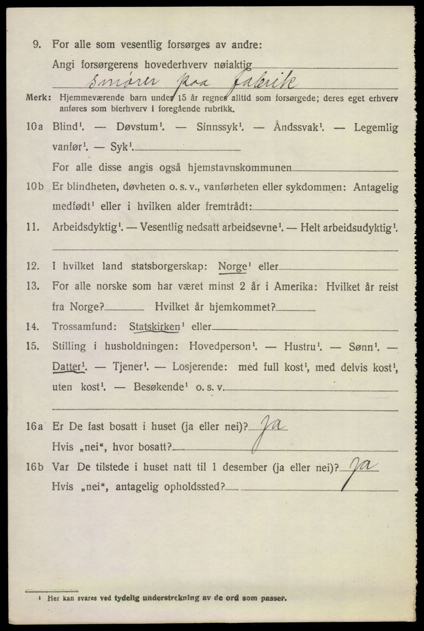 SAKO, 1920 census for Solum, 1920, p. 17017