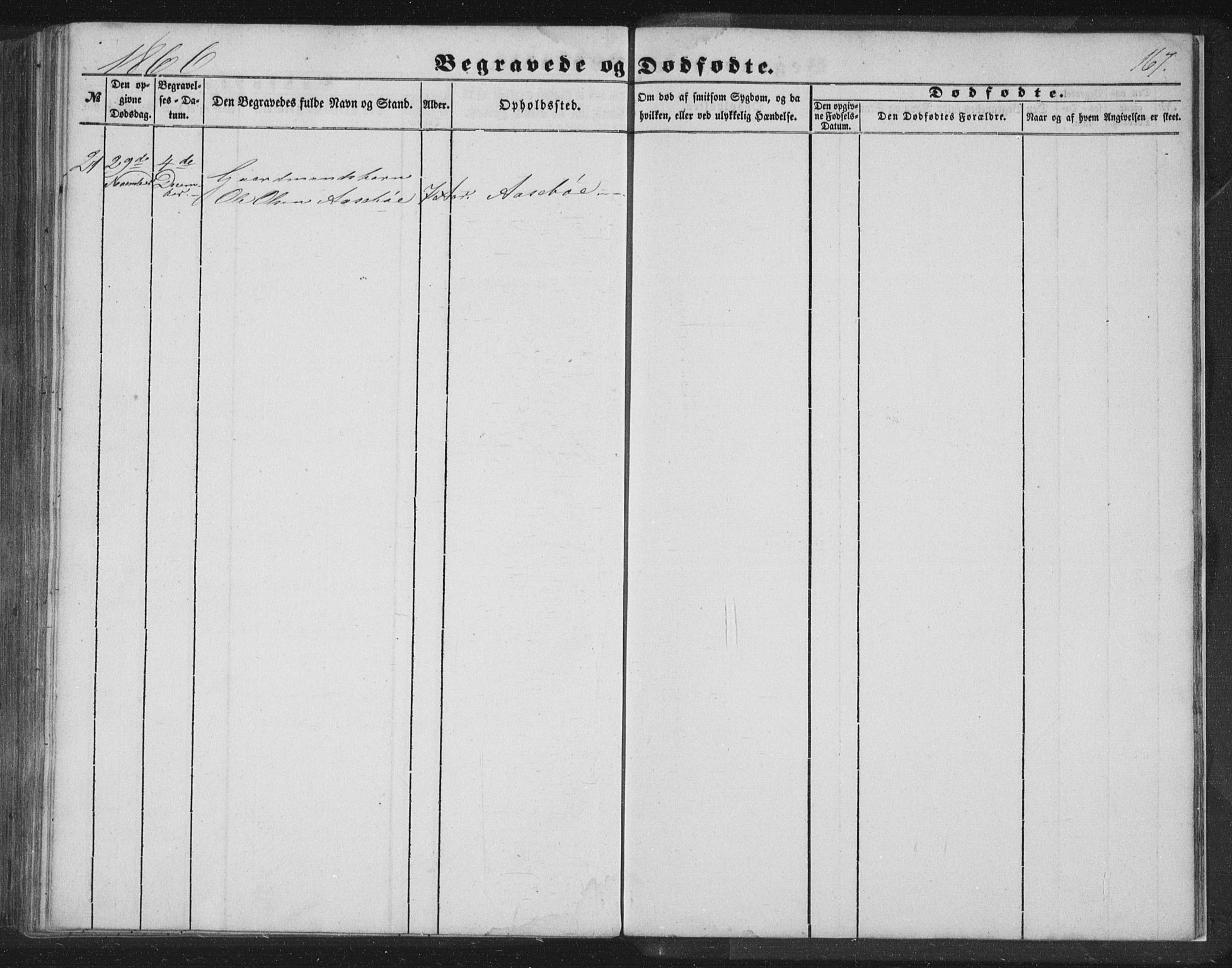 Alversund Sokneprestembete, AV/SAB-A-73901/H/Ha/Hab: Parish register (copy) no. C 1, 1851-1866, p. 167