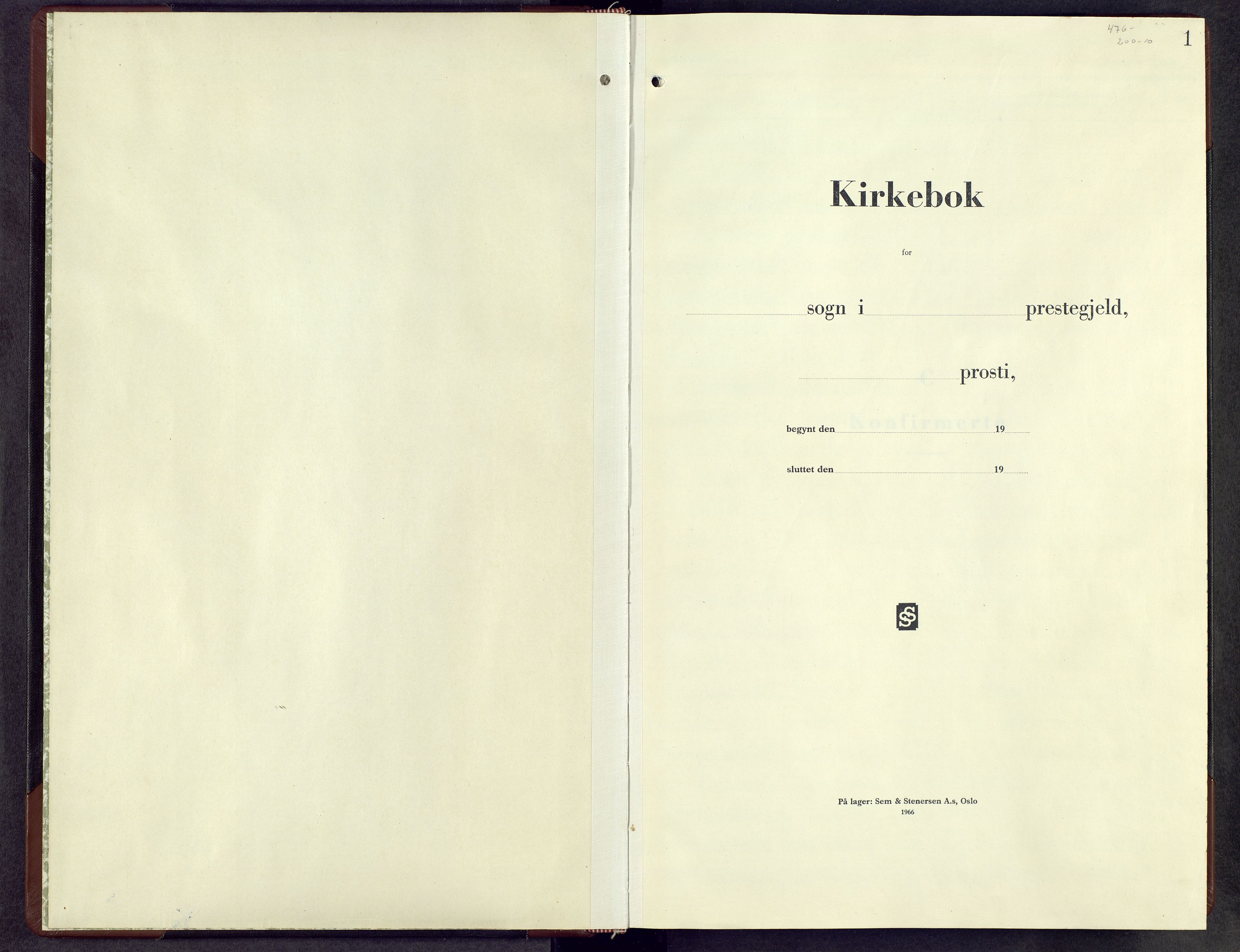 Fåberg prestekontor, SAH/PREST-086/H/Ha/Hab/L0021: Parish register (copy) no. 21, 1967-1968, p. 1