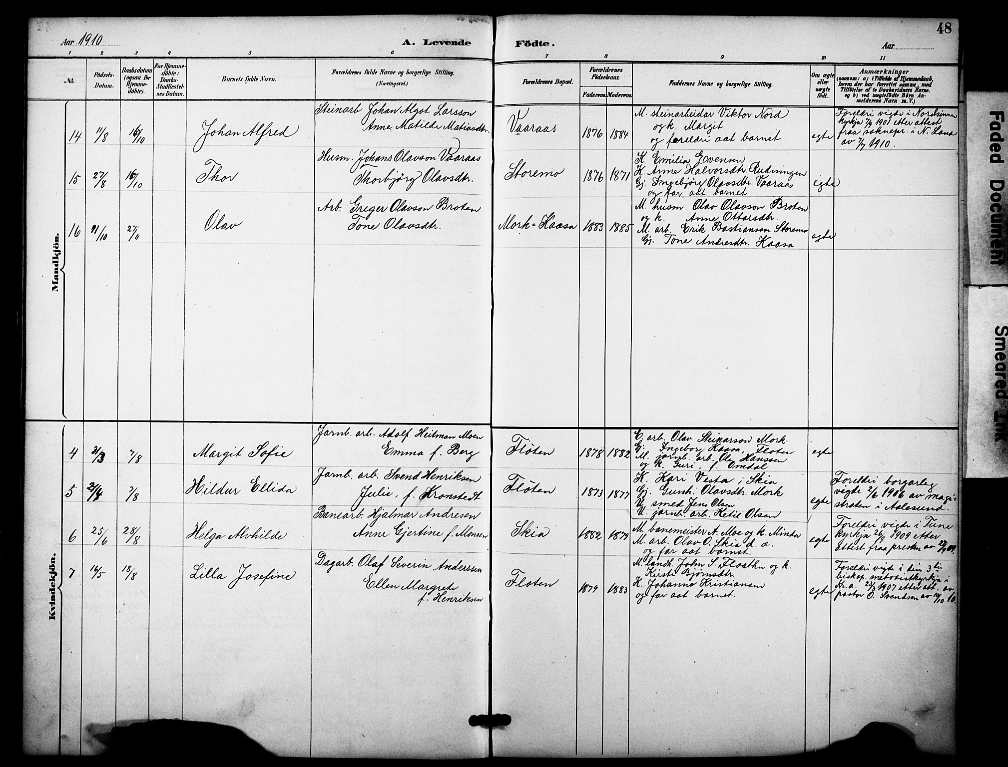 Heddal kirkebøker, AV/SAKO-A-268/F/Fb/L0001: Parish register (official) no. II 1, 1884-1910, p. 48
