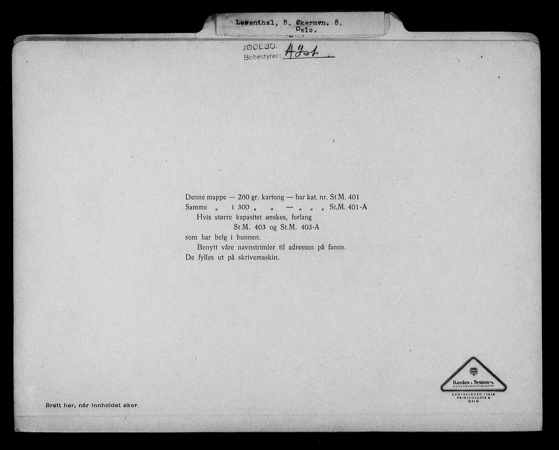 Justisdepartementet, Tilbakeføringskontoret for inndratte formuer, RA/S-1564/H/Hc/Hcc/L0959: --, 1945-1947, p. 483