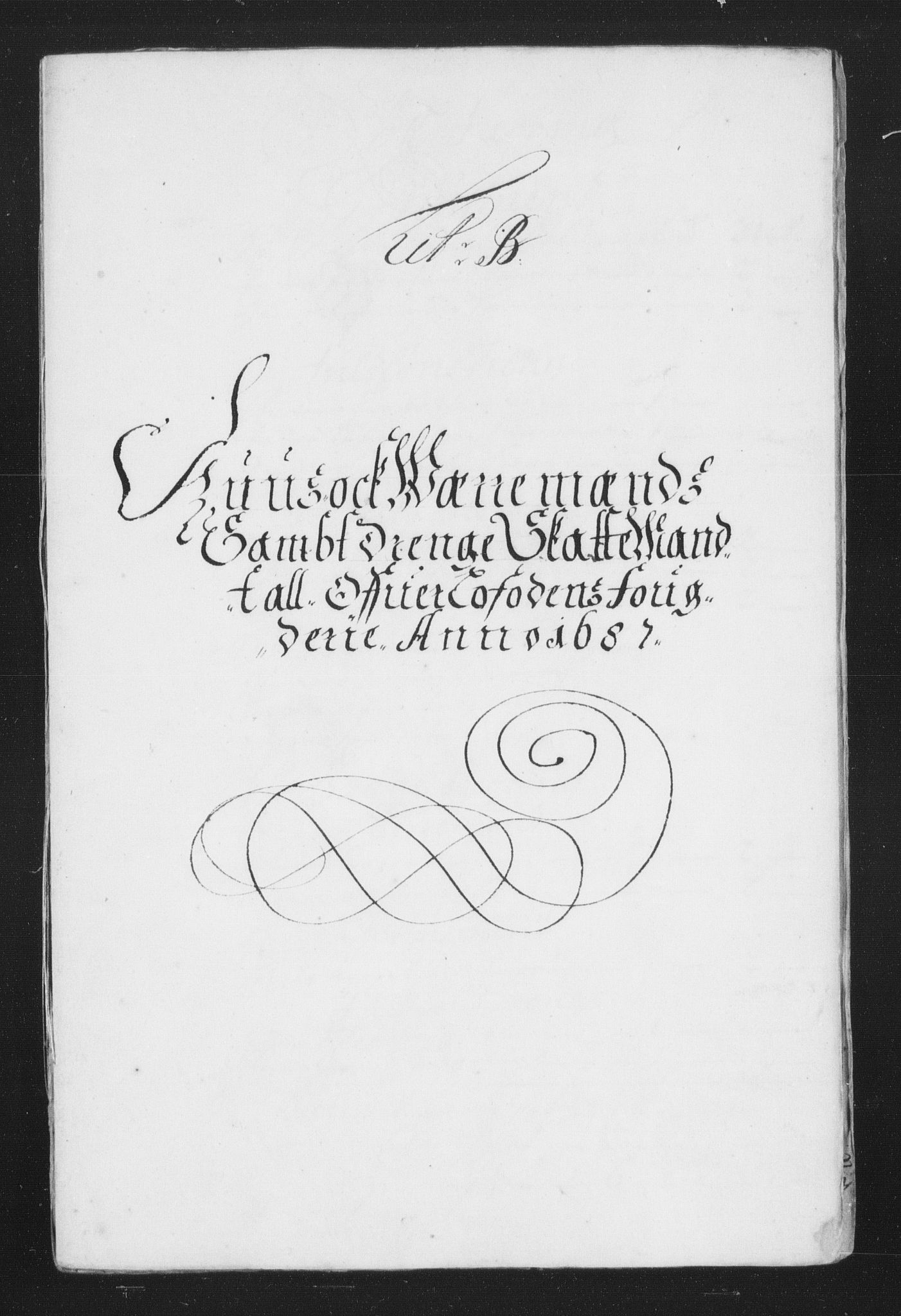 Rentekammeret inntil 1814, Reviderte regnskaper, Stiftamtstueregnskaper, Trondheim stiftamt og Nordland amt, AV/RA-EA-6044/R/Rh/L0010: Nordland amt, 1687