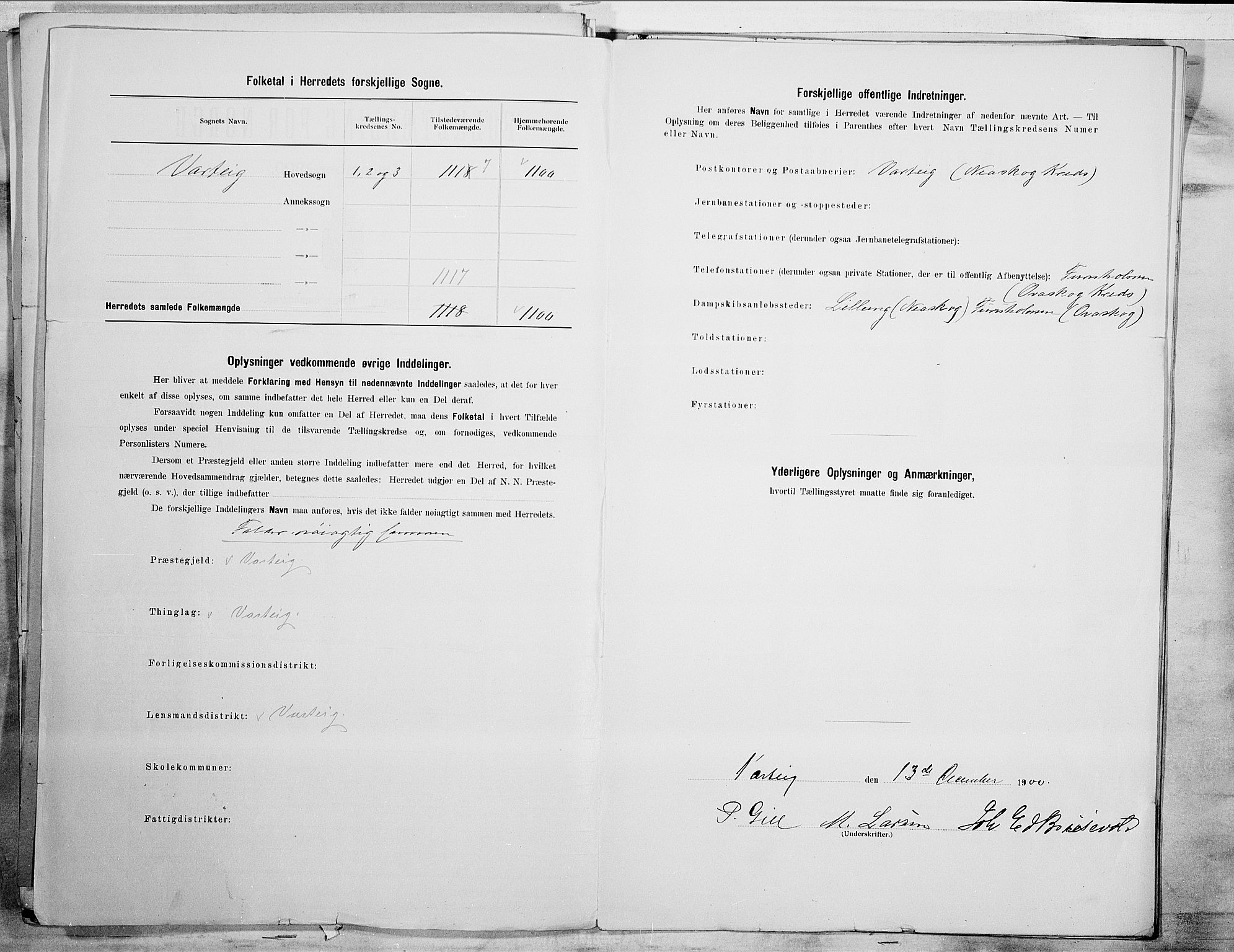 SAO, 1900 census for Varteig, 1900, p. 3