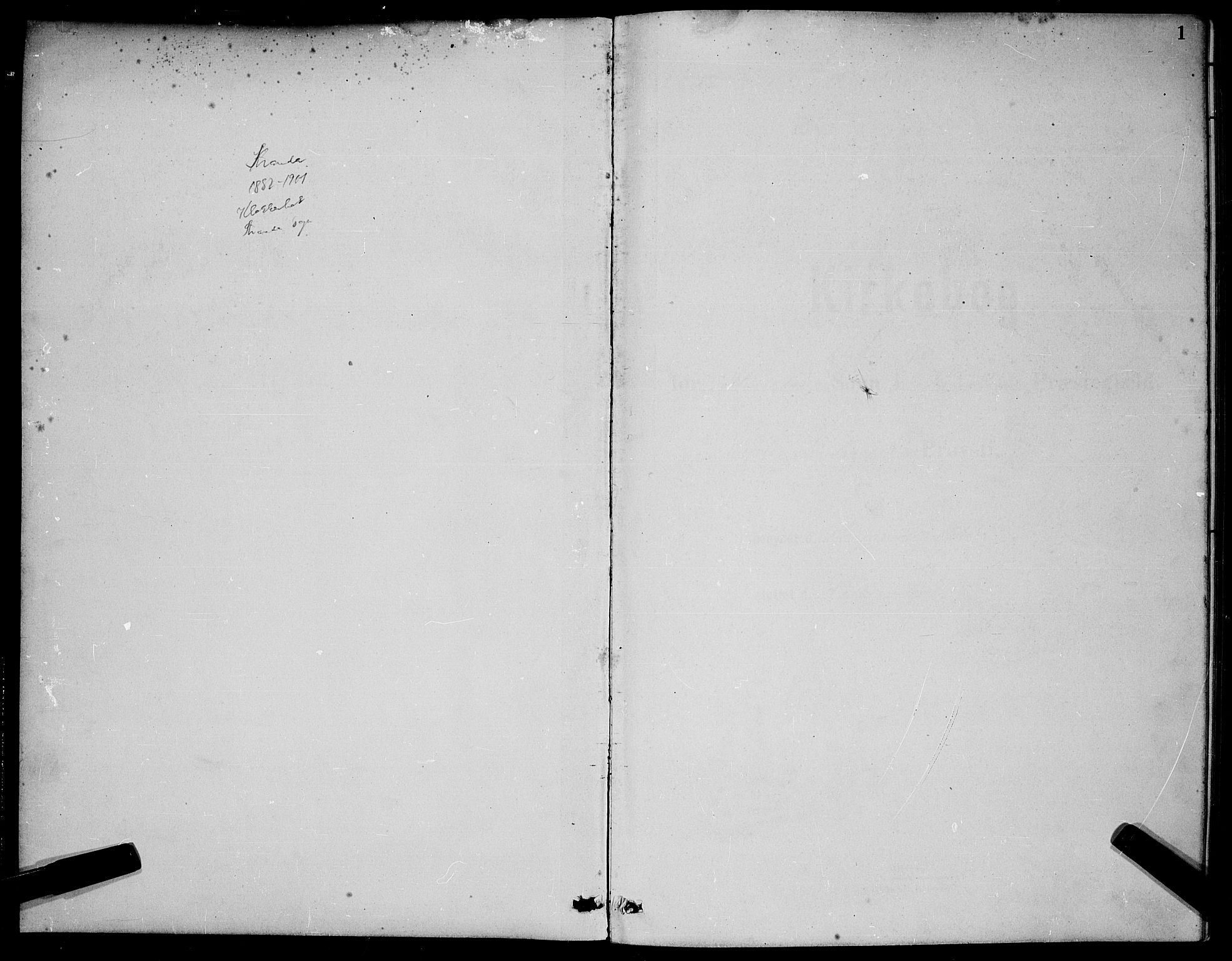 Ministerialprotokoller, klokkerbøker og fødselsregistre - Møre og Romsdal, AV/SAT-A-1454/520/L0292: Parish register (copy) no. 520C04, 1882-1901, p. 1