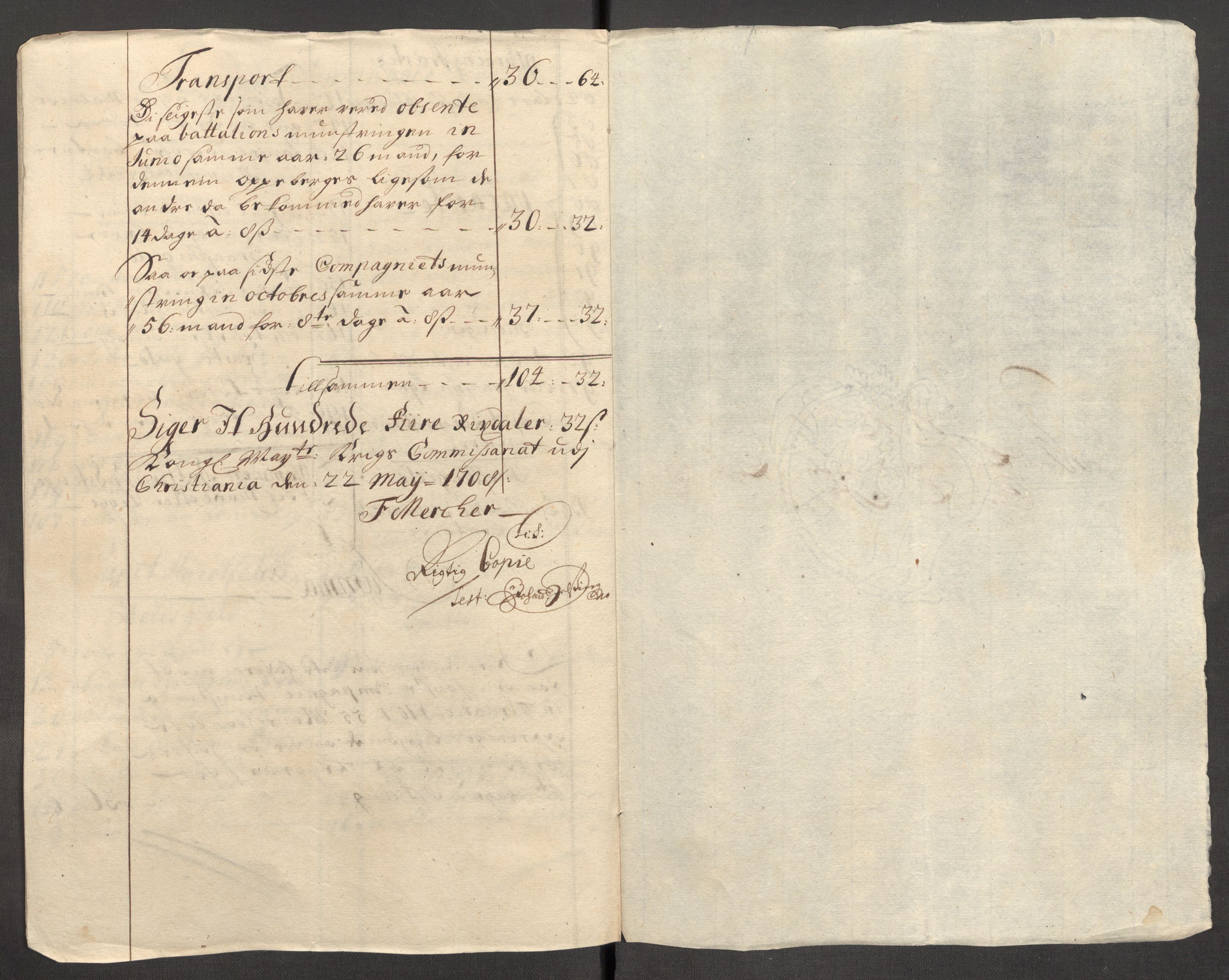 Rentekammeret inntil 1814, Reviderte regnskaper, Fogderegnskap, AV/RA-EA-4092/R63/L4316: Fogderegnskap Inderøy, 1708, p. 188