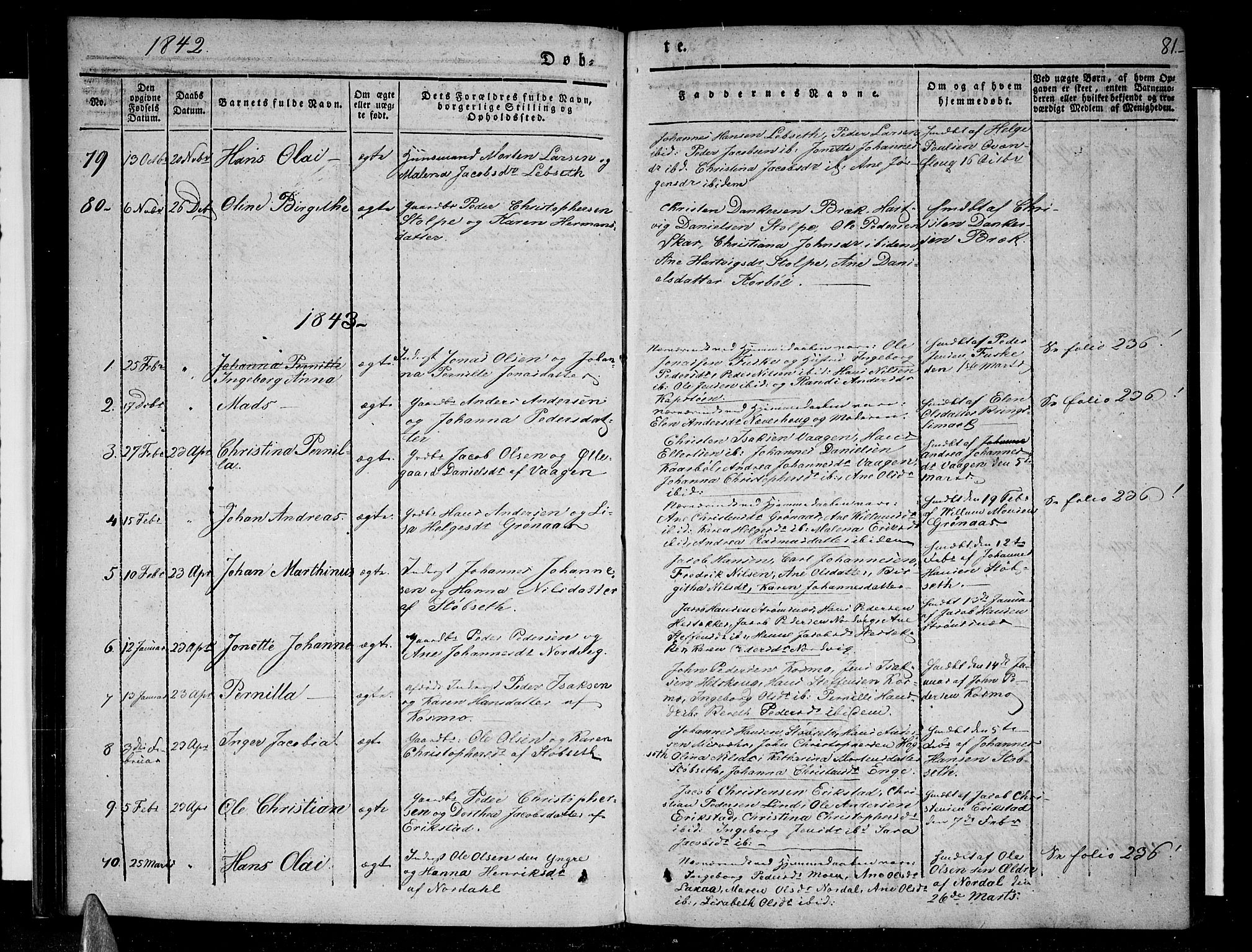 Ministerialprotokoller, klokkerbøker og fødselsregistre - Nordland, SAT/A-1459/852/L0737: Parish register (official) no. 852A07, 1833-1849, p. 81