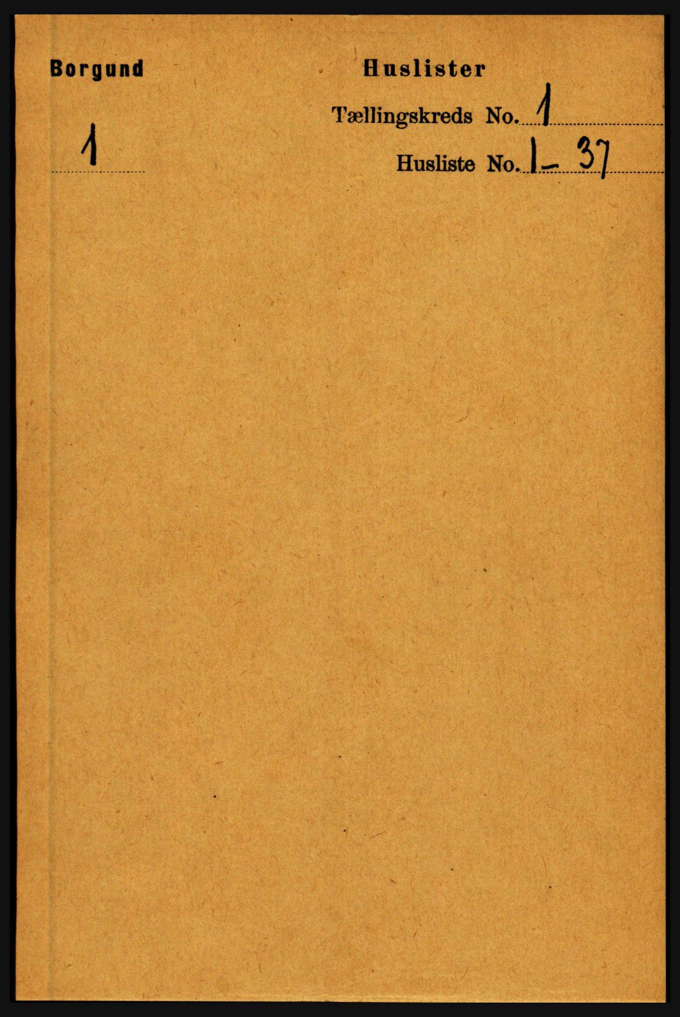 RA, 1891 census for 1423 Borgund, 1891, p. 13