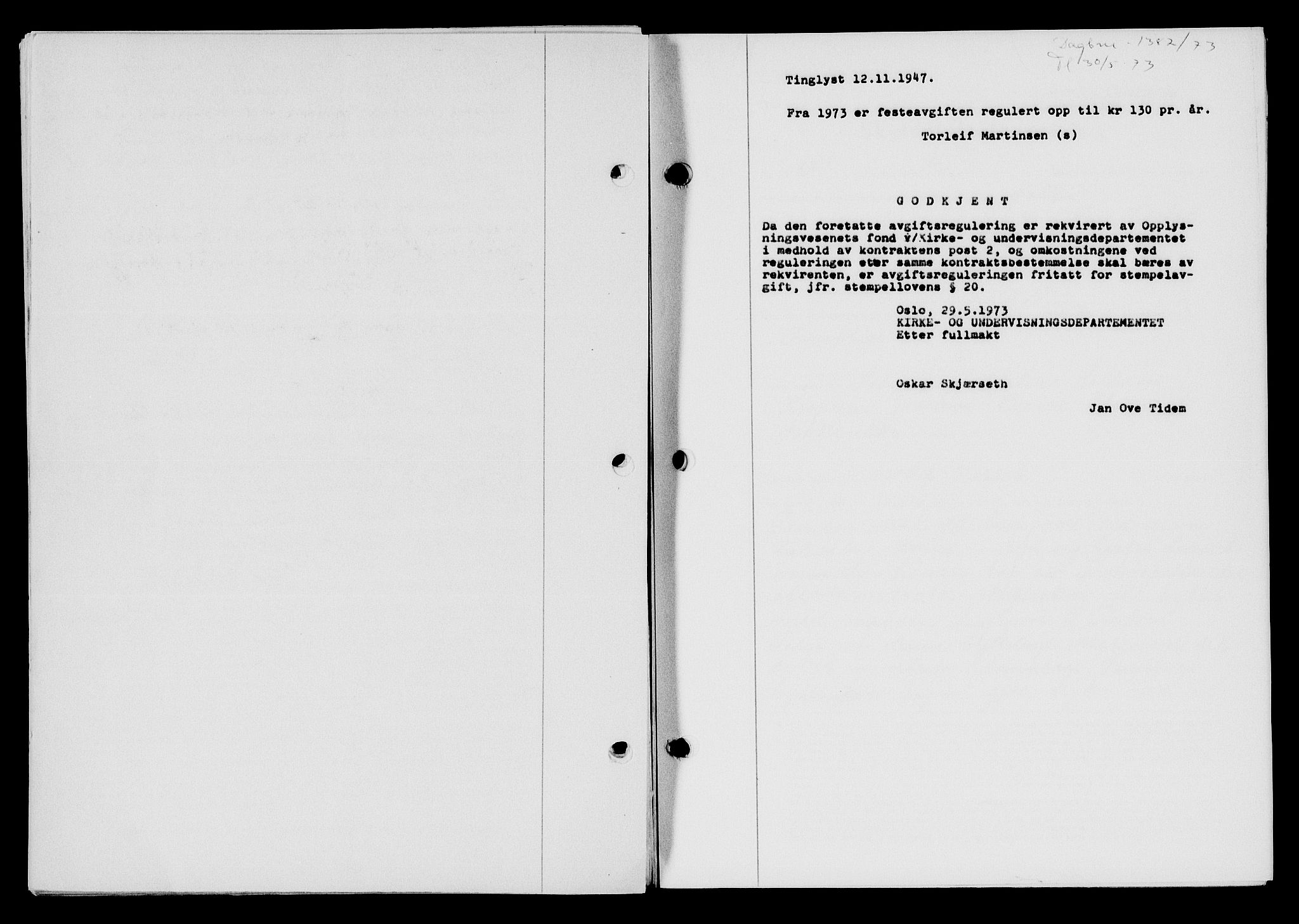 Flekkefjord sorenskriveri, SAK/1221-0001/G/Gb/Gba/L0063: Mortgage book no. A-11, 1947-1948, Diary no: : 1144/1947