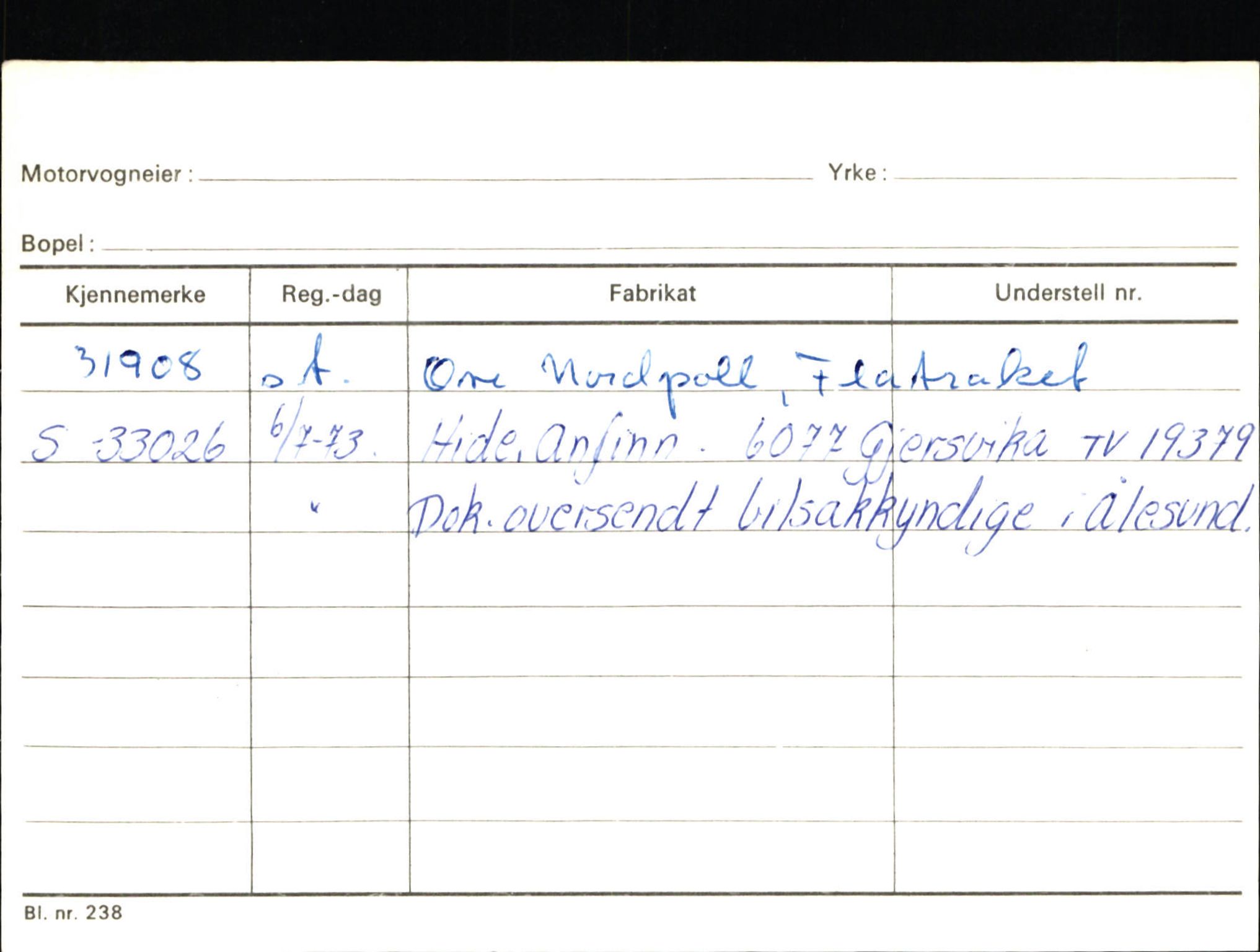 Statens vegvesen, Sogn og Fjordane vegkontor, AV/SAB-A-5301/4/F/L0132: Eigarregister Askvoll A-Å. Balestrand A-Å, 1945-1975, p. 655