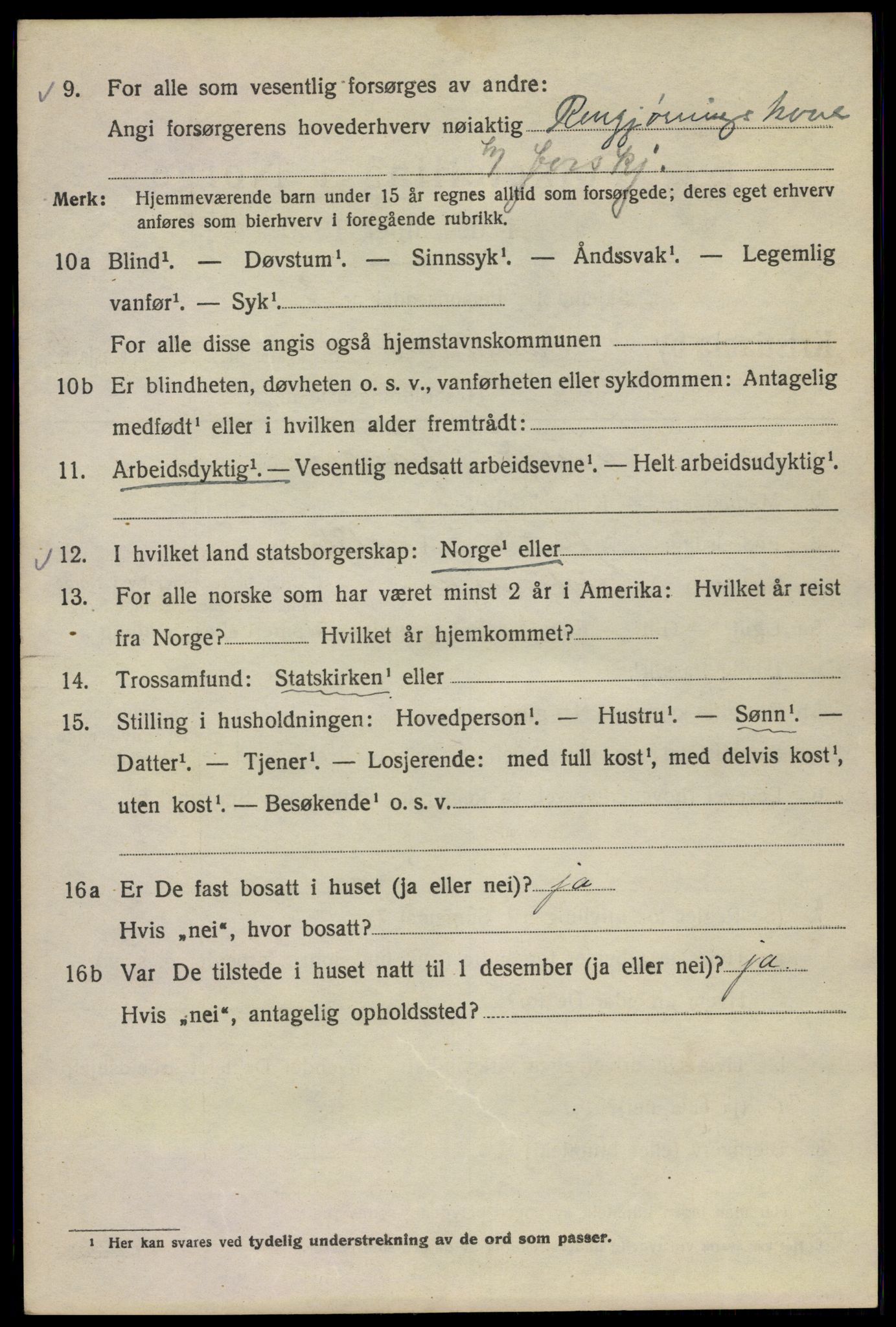 SAO, 1920 census for Kristiania, 1920, p. 477618