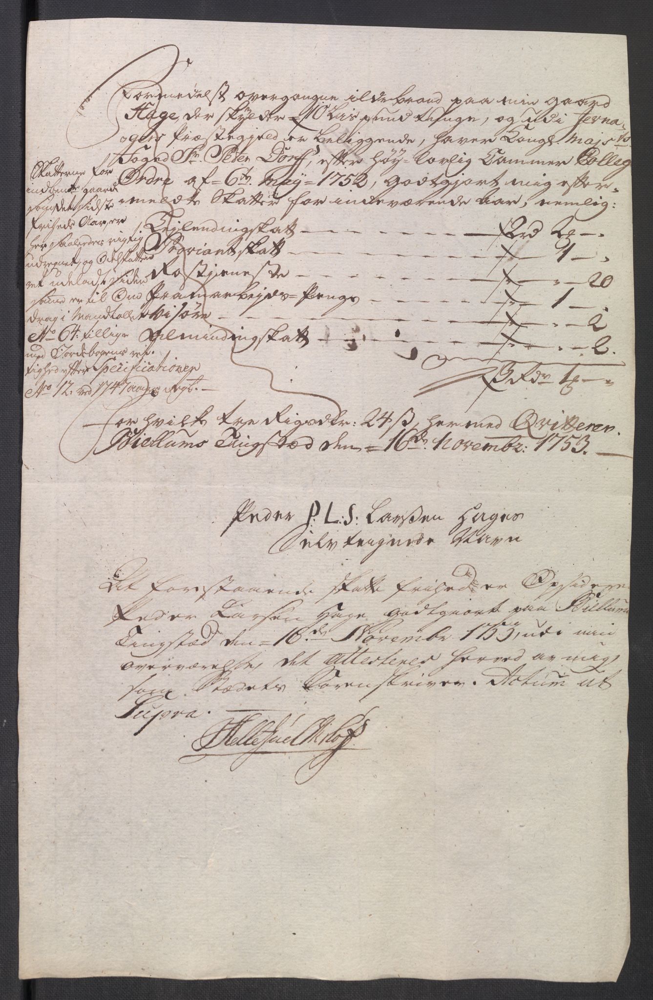 Rentekammeret inntil 1814, Reviderte regnskaper, Fogderegnskap, AV/RA-EA-4092/R18/L1349: Fogderegnskap Hadeland, Toten og Valdres, 1752-1753, p. 633