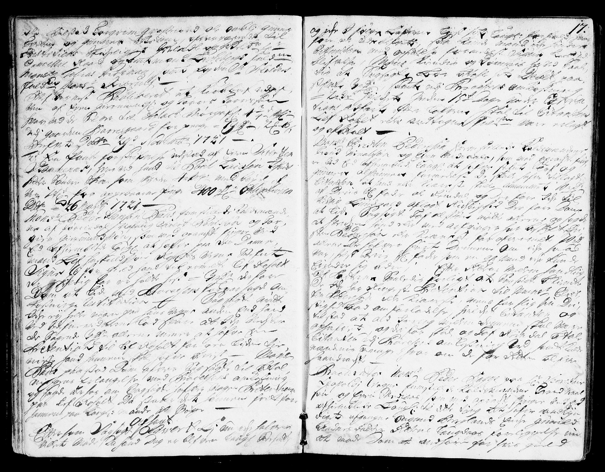Vest-Telemark sorenskriveri, AV/SAKO-A-134/F/Fa/L0022: Tingbok, 1722-1724, p. 17