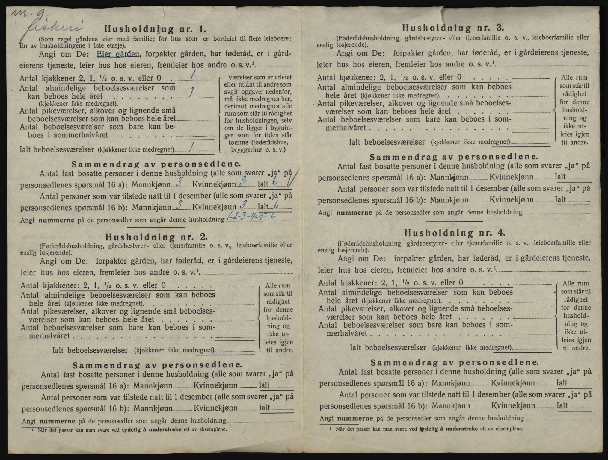 SATØ, 1920 census for Ibestad, 1920, p. 89