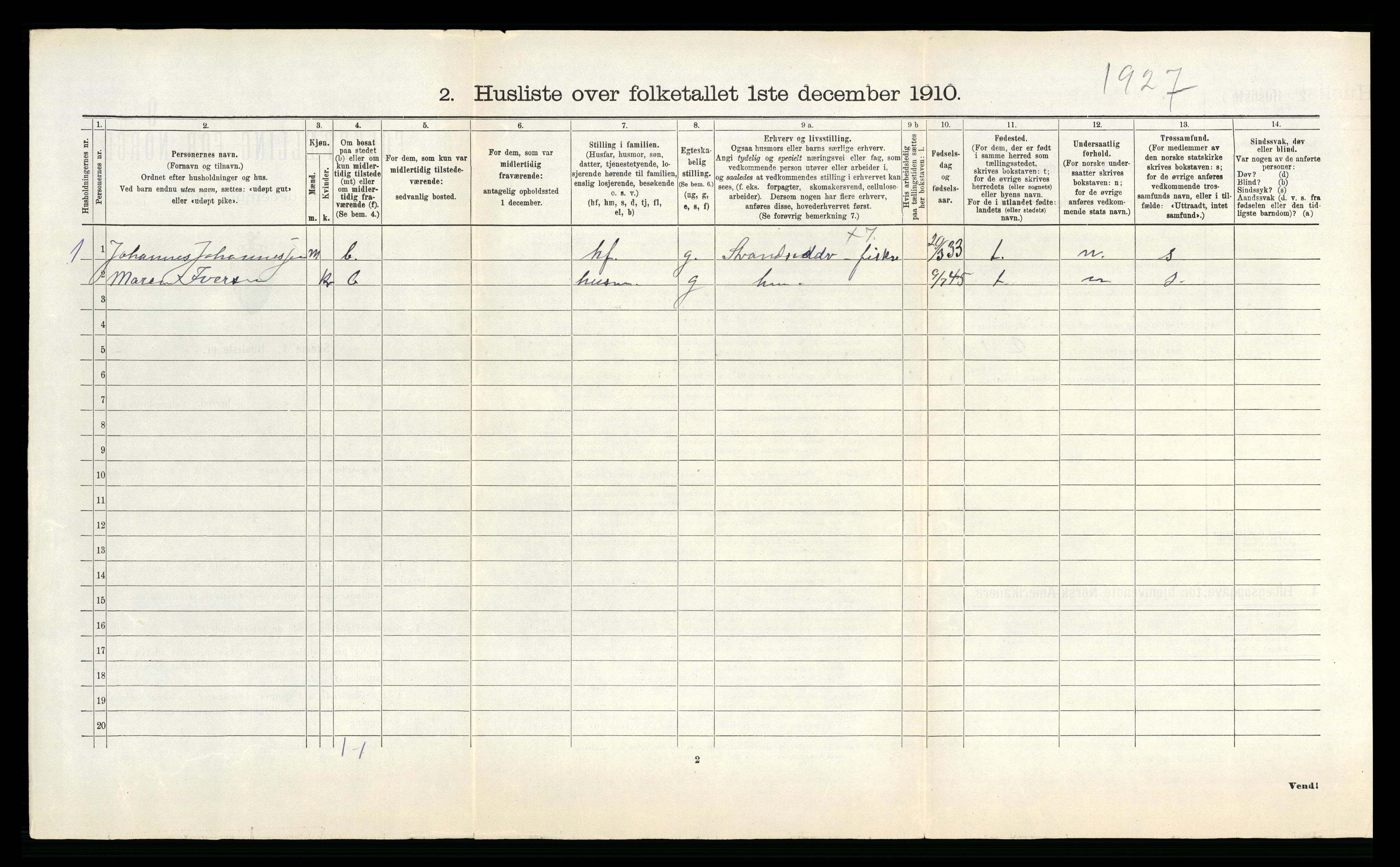 RA, 1910 census for Hemnes, 1910, p. 793