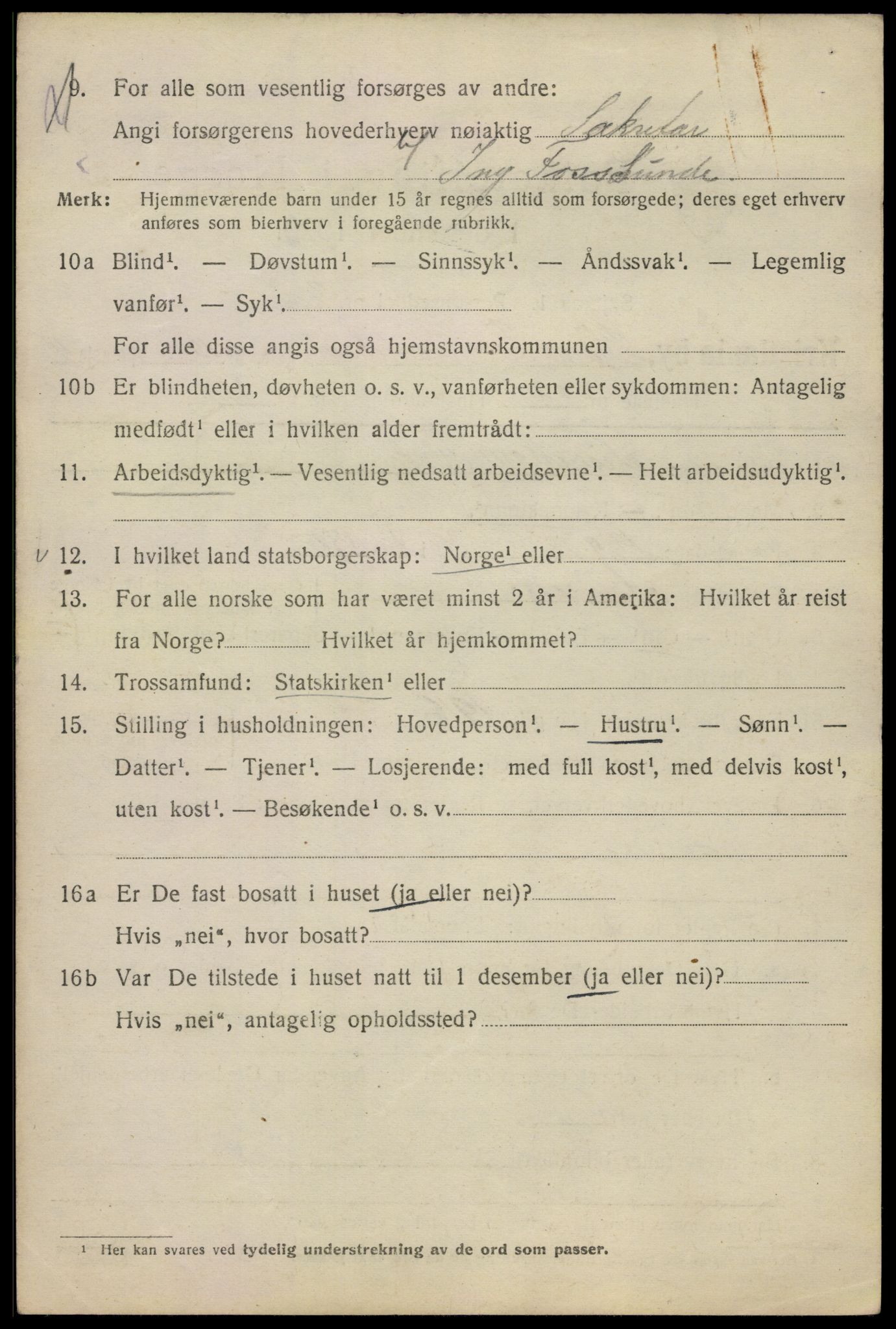 SAO, 1920 census for Kristiania, 1920, p. 163946