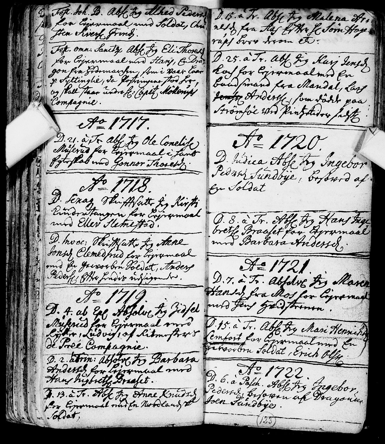 Røyken kirkebøker, AV/SAKO-A-241/F/Fa/L0001: Parish register (official) no. 1, 1701-1730, p. 123