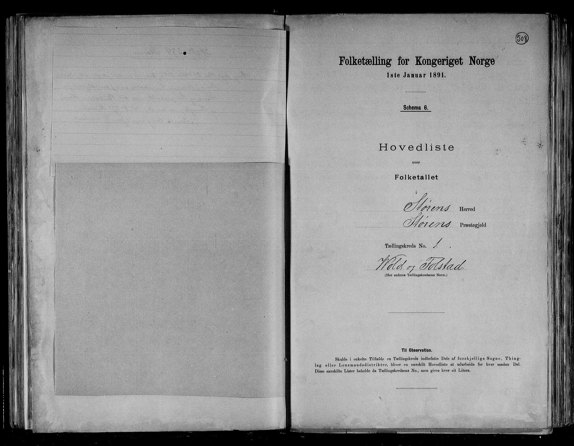 RA, 1891 census for 1648 Støren, 1891, p. 6