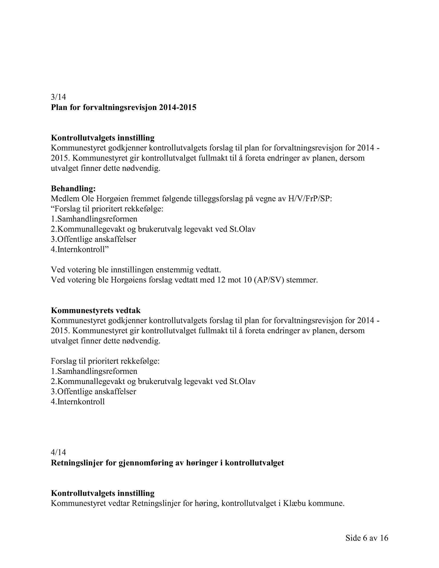 Klæbu Kommune, TRKO/KK/01-KS/L007: Kommunestyret - Møtedokumenter, 2014, p. 337