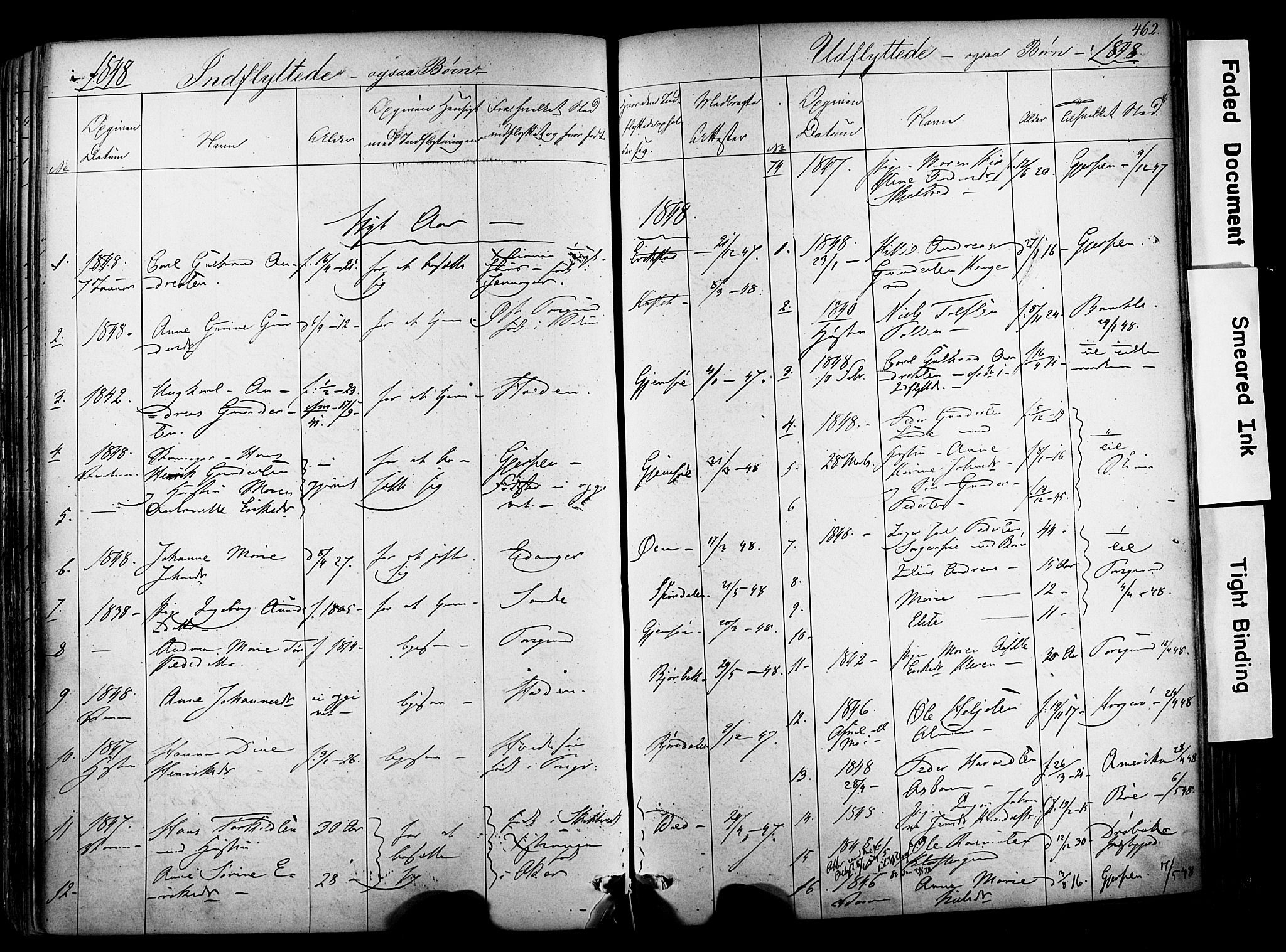Solum kirkebøker, SAKO/A-306/F/Fa/L0006: Parish register (official) no. I 6, 1844-1855, p. 462
