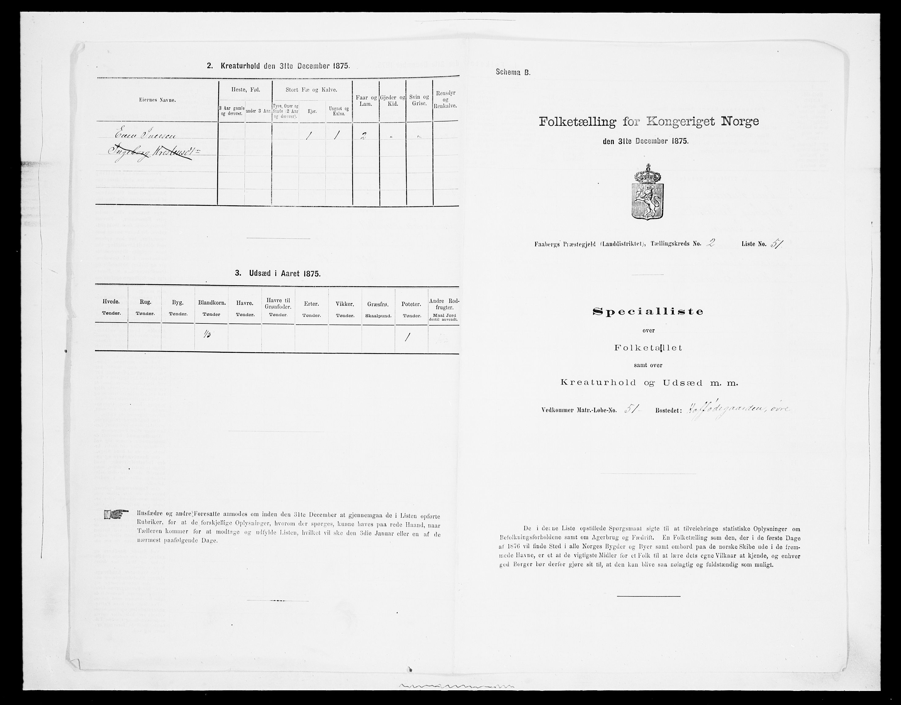 SAH, 1875 census for 0524L Fåberg/Fåberg og Lillehammer, 1875, p. 378