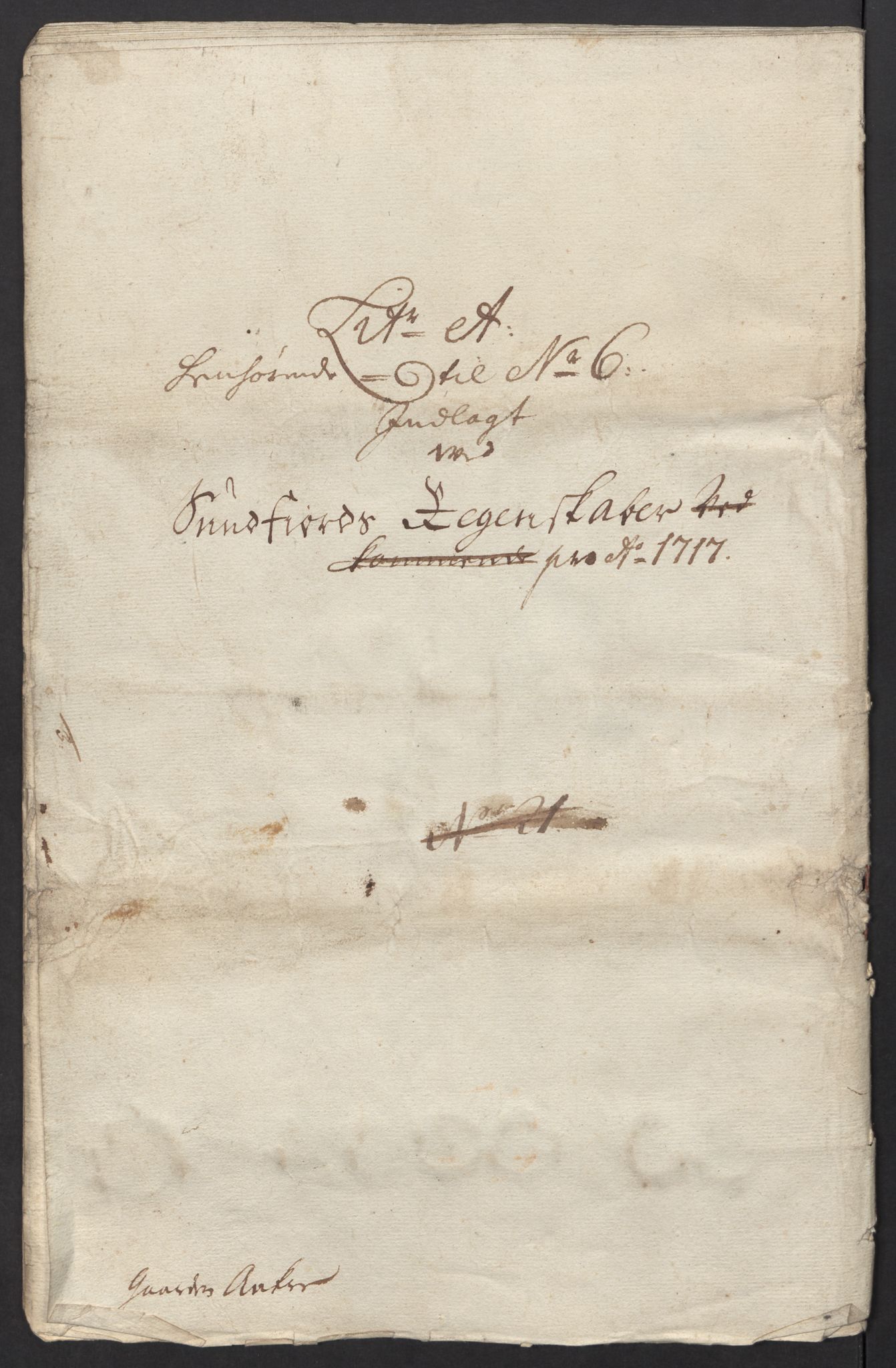 Rentekammeret inntil 1814, Reviderte regnskaper, Fogderegnskap, RA/EA-4092/R53/L3441: Fogderegnskap Sunn- og Nordfjord, 1717-1718, p. 84