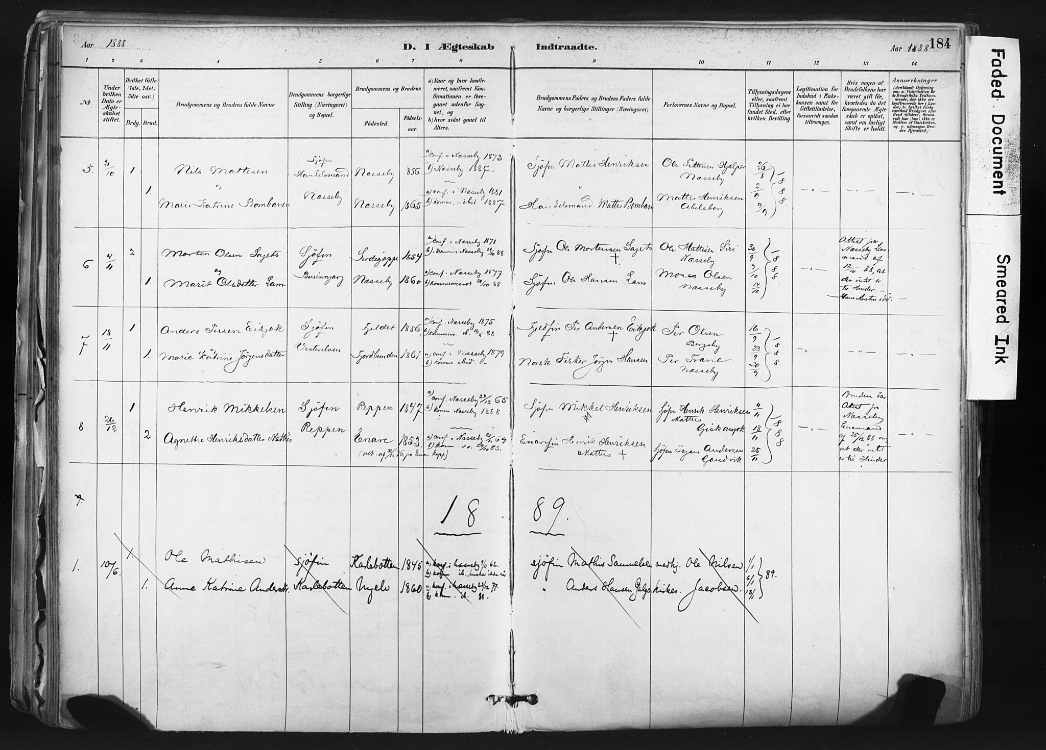 Nesseby sokneprestkontor, SATØ/S-1330/H/Ha/L0006kirke: Parish register (official) no. 6, 1885-1985, p. 184