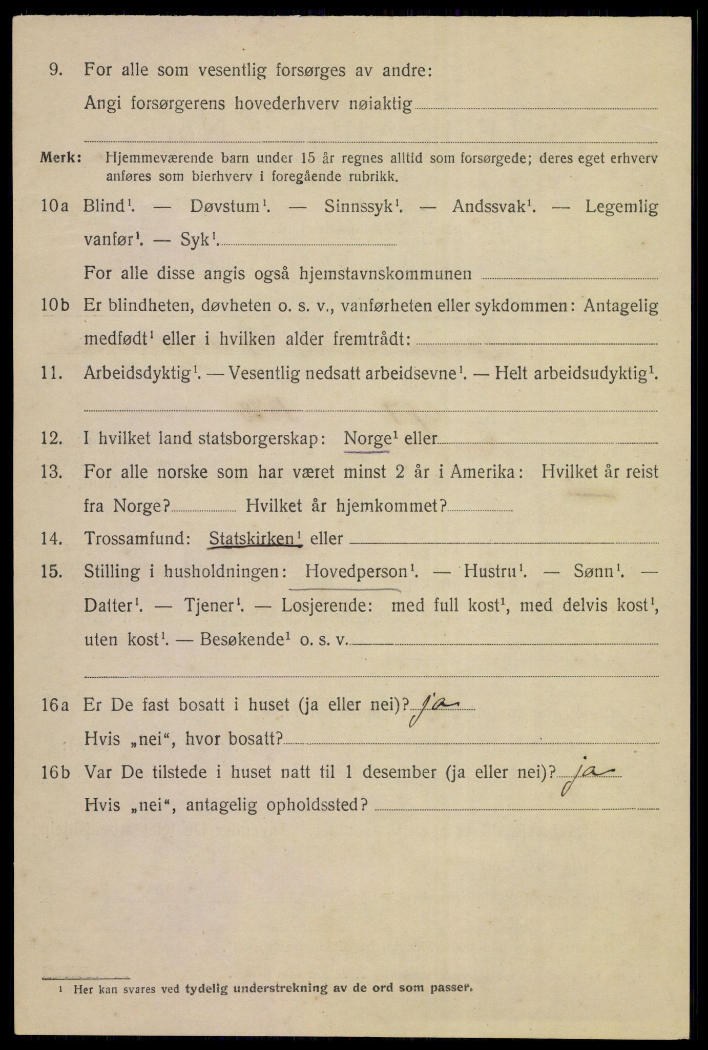 SAKO, 1920 census for Kongsberg, 1920, p. 14477