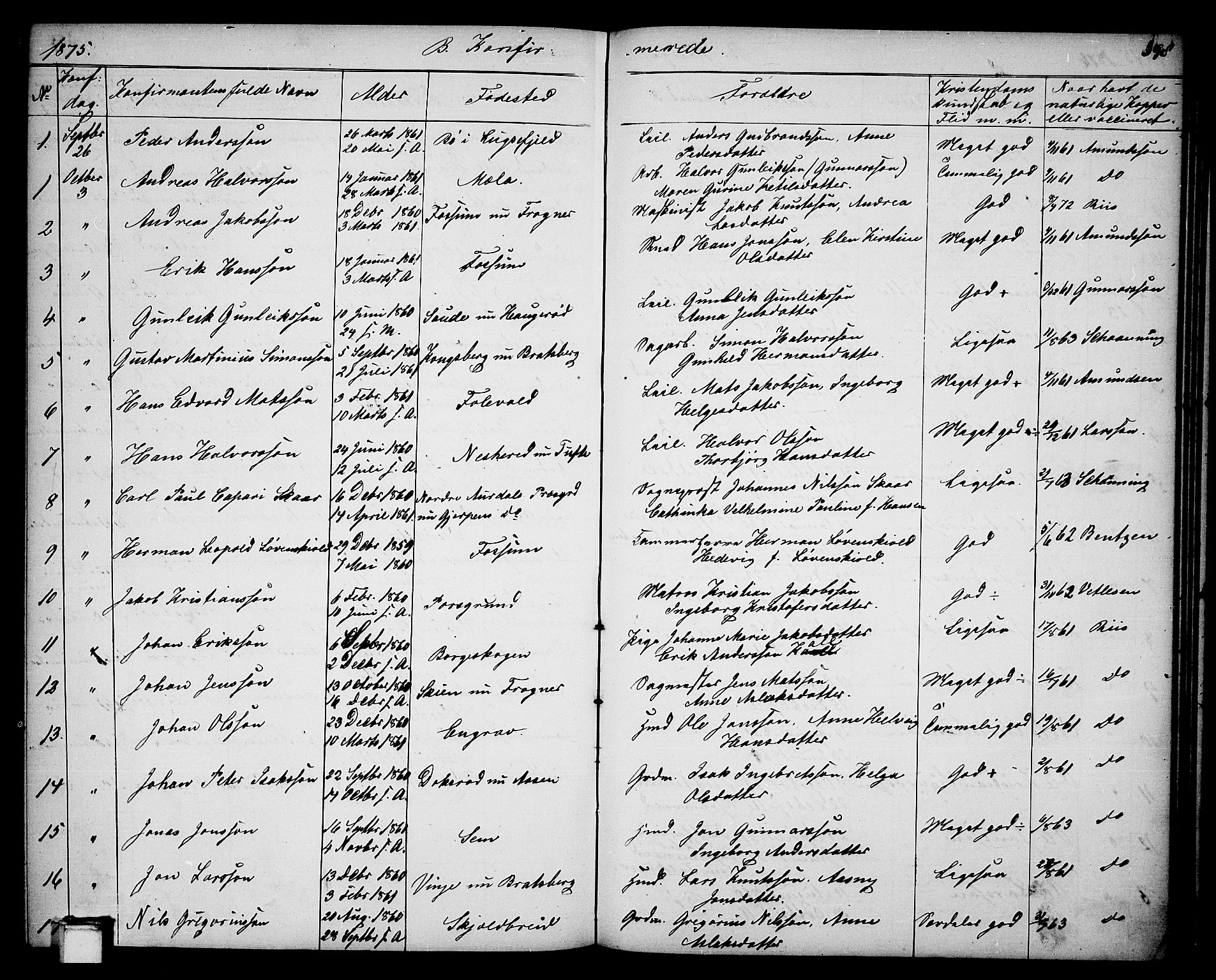 Gjerpen kirkebøker, SAKO/A-265/G/Ga/L0001: Parish register (copy) no. I 1, 1864-1882, p. 398
