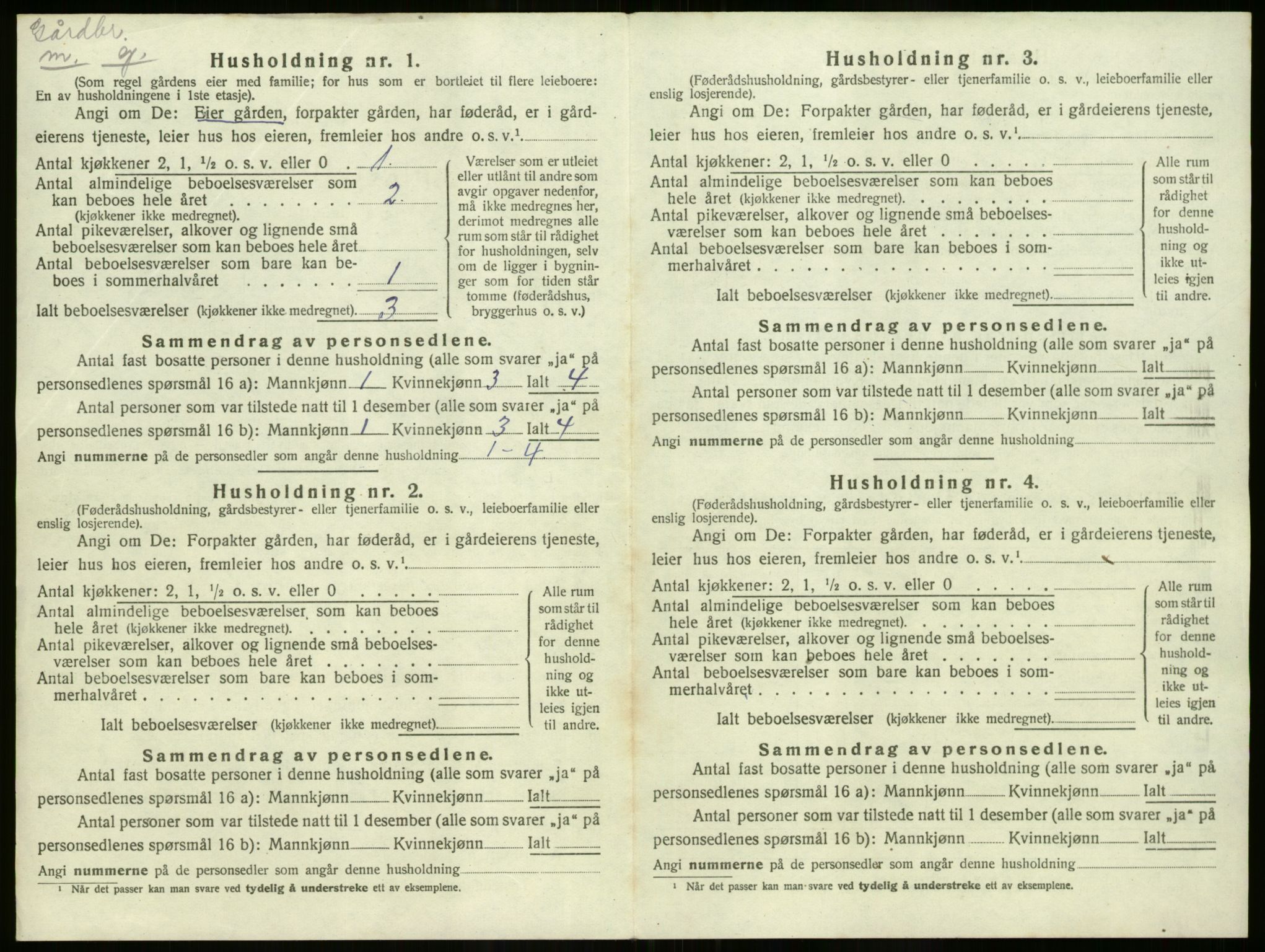 SAO, 1920 census for Hurdal, 1920, p. 29