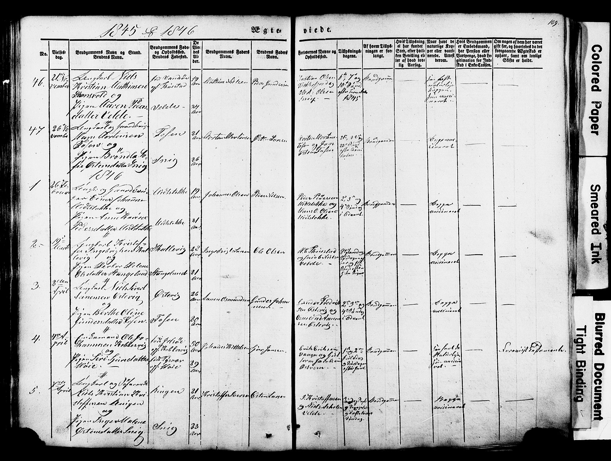 Avaldsnes sokneprestkontor, SAST/A -101851/H/Ha/Haa/L0007: Parish register (official) no. A 7, 1841-1853, p. 109
