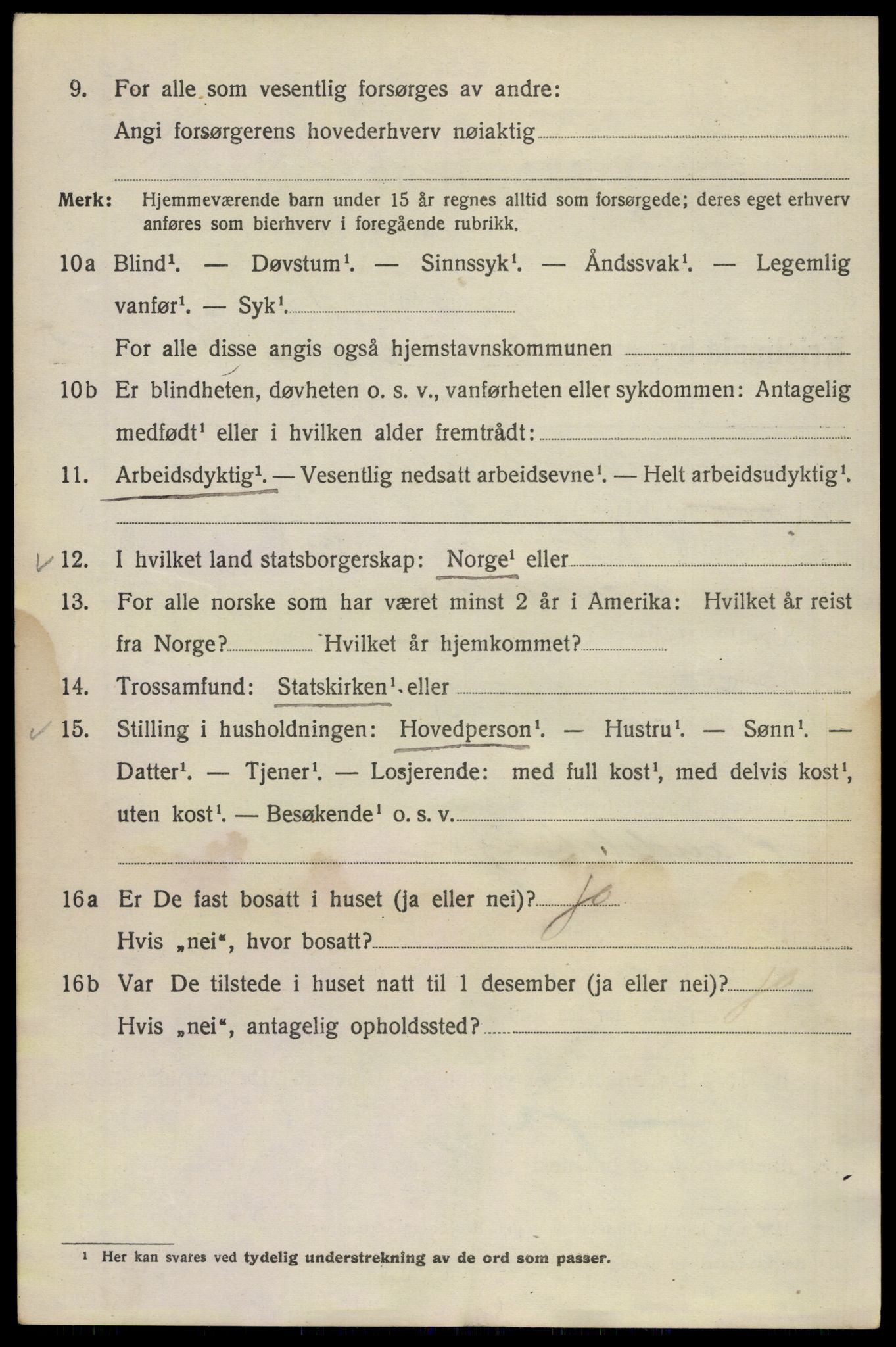 SAO, 1920 census for Kristiania, 1920, p. 367484